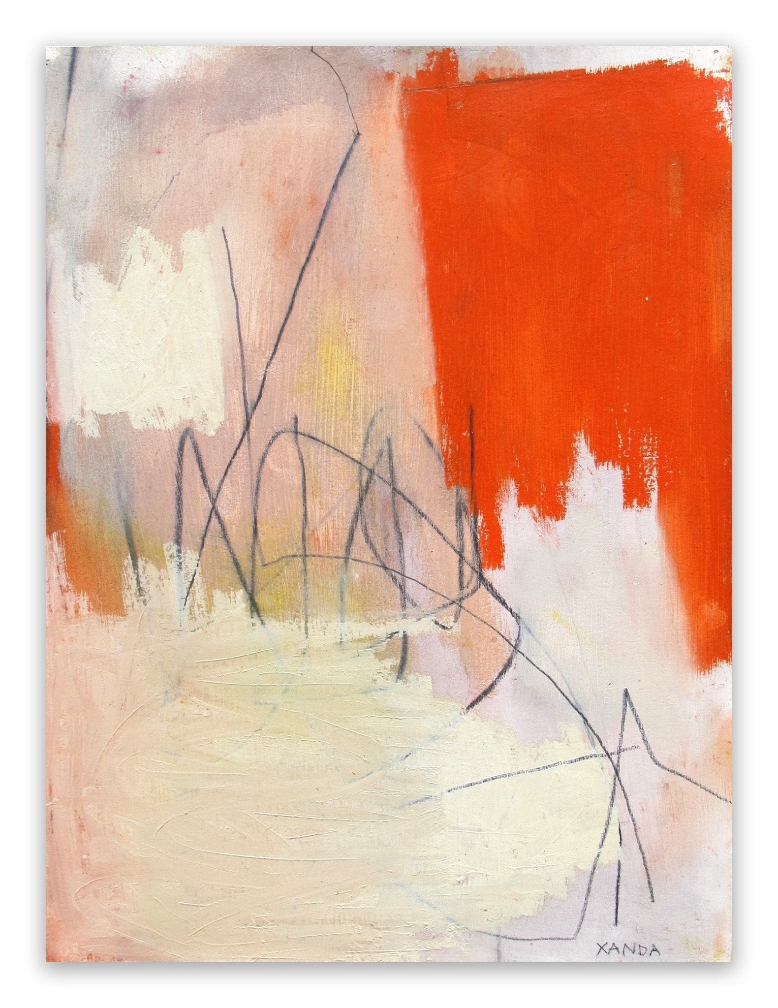 Adjacent 6 - Xanda McCagg - Abstract Drawing - Ideelart