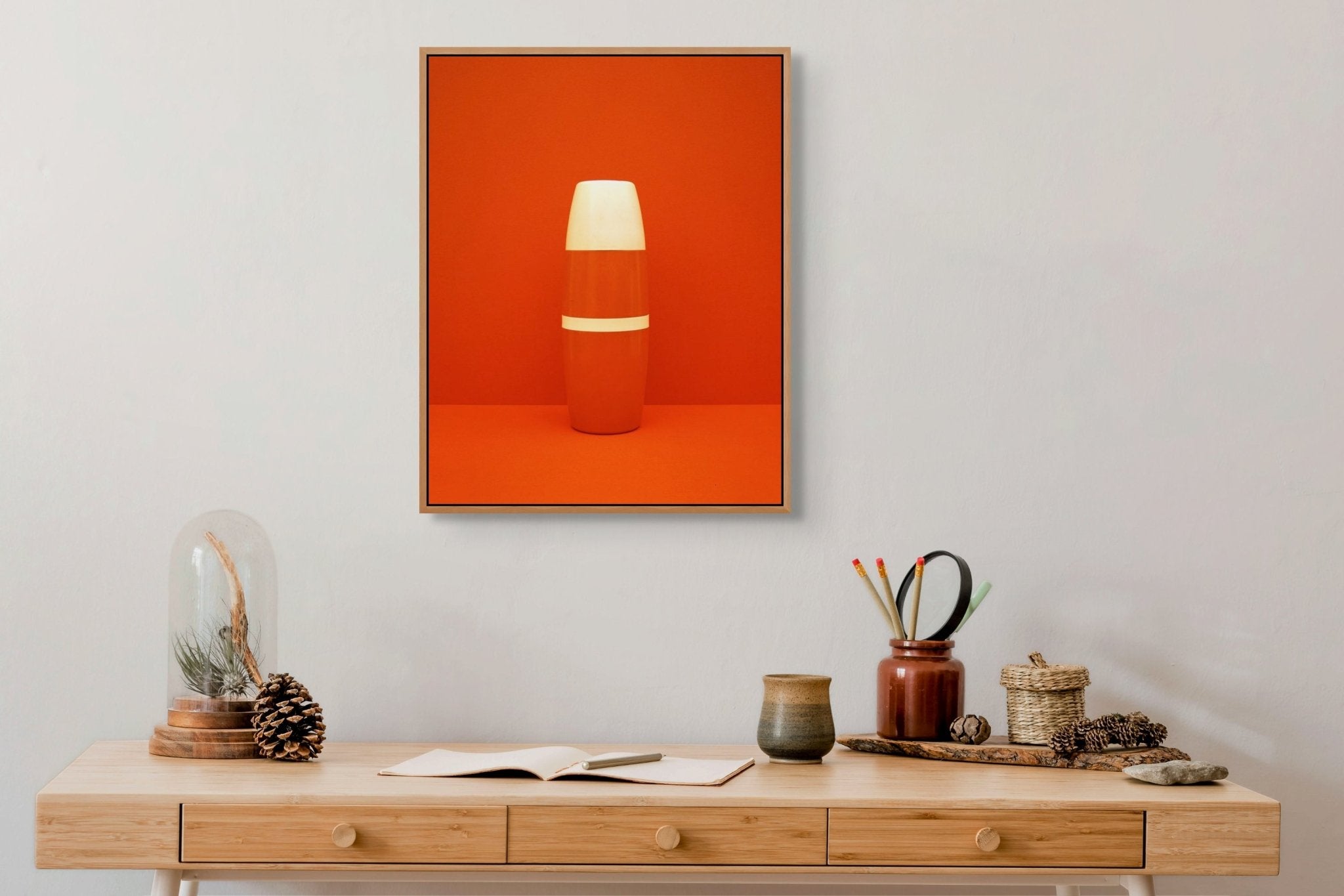 Orange Flask - Richard Caldicott - Abstract Photography - Ideelart