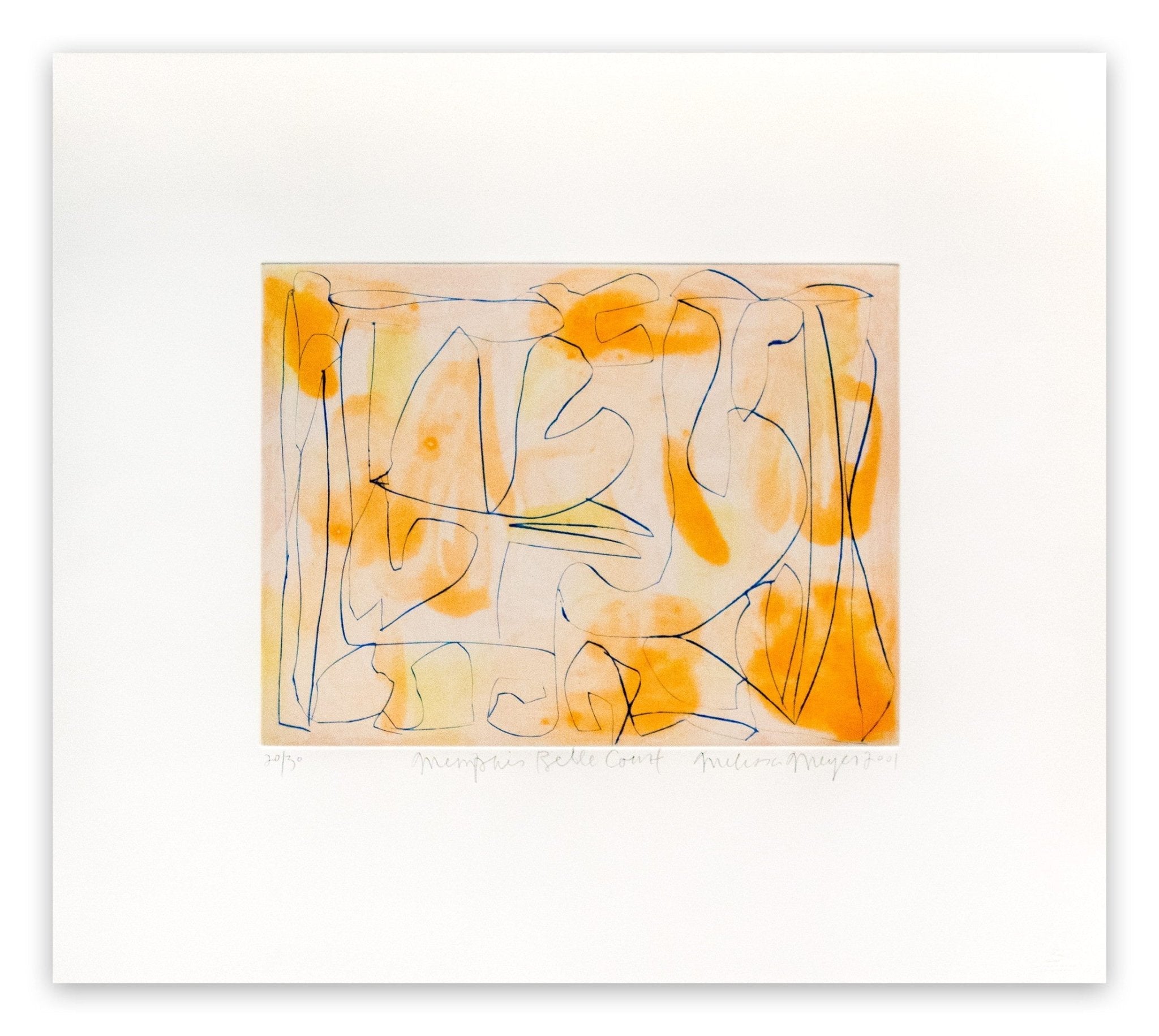 Memphis Belle Court - Melissa Meyer - Abstract Prints - Ideelart