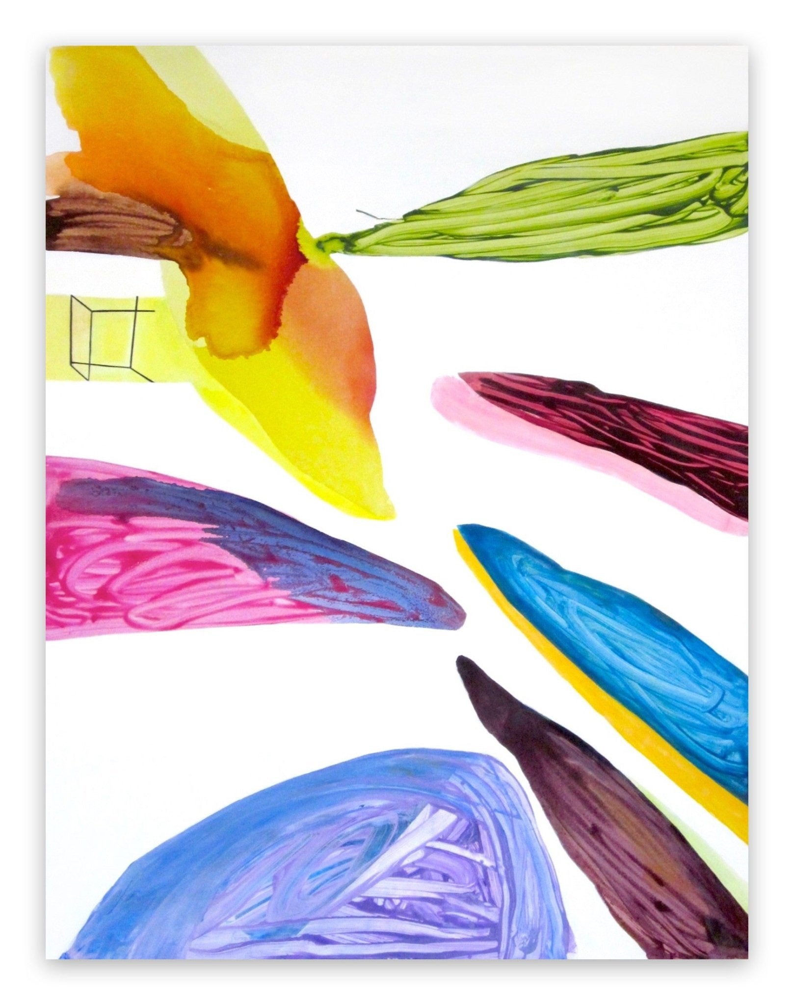 Touch - Laura Newman - Abstract Painting - Ideelart