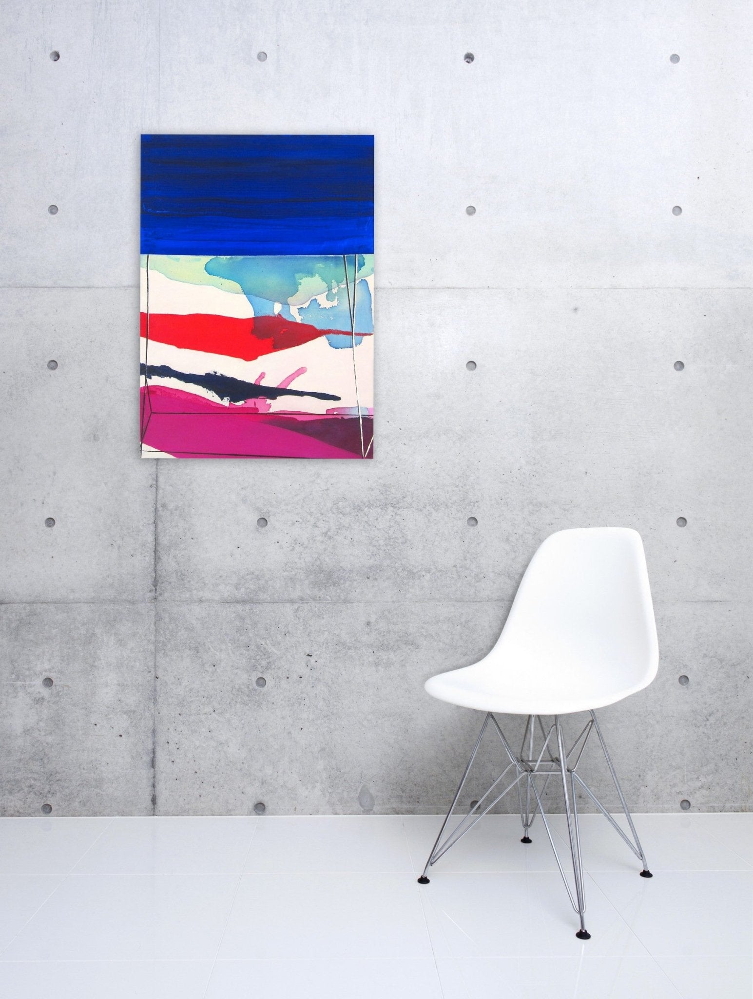 Blind - Laura Newman - Abstract Painting - Ideelart