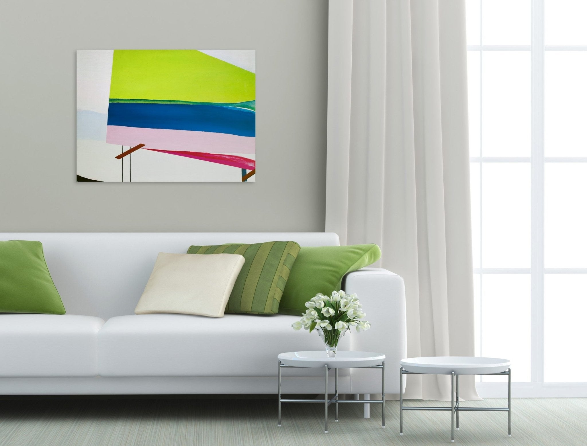 Billboard - Laura Newman - Abstract Painting - Ideelart