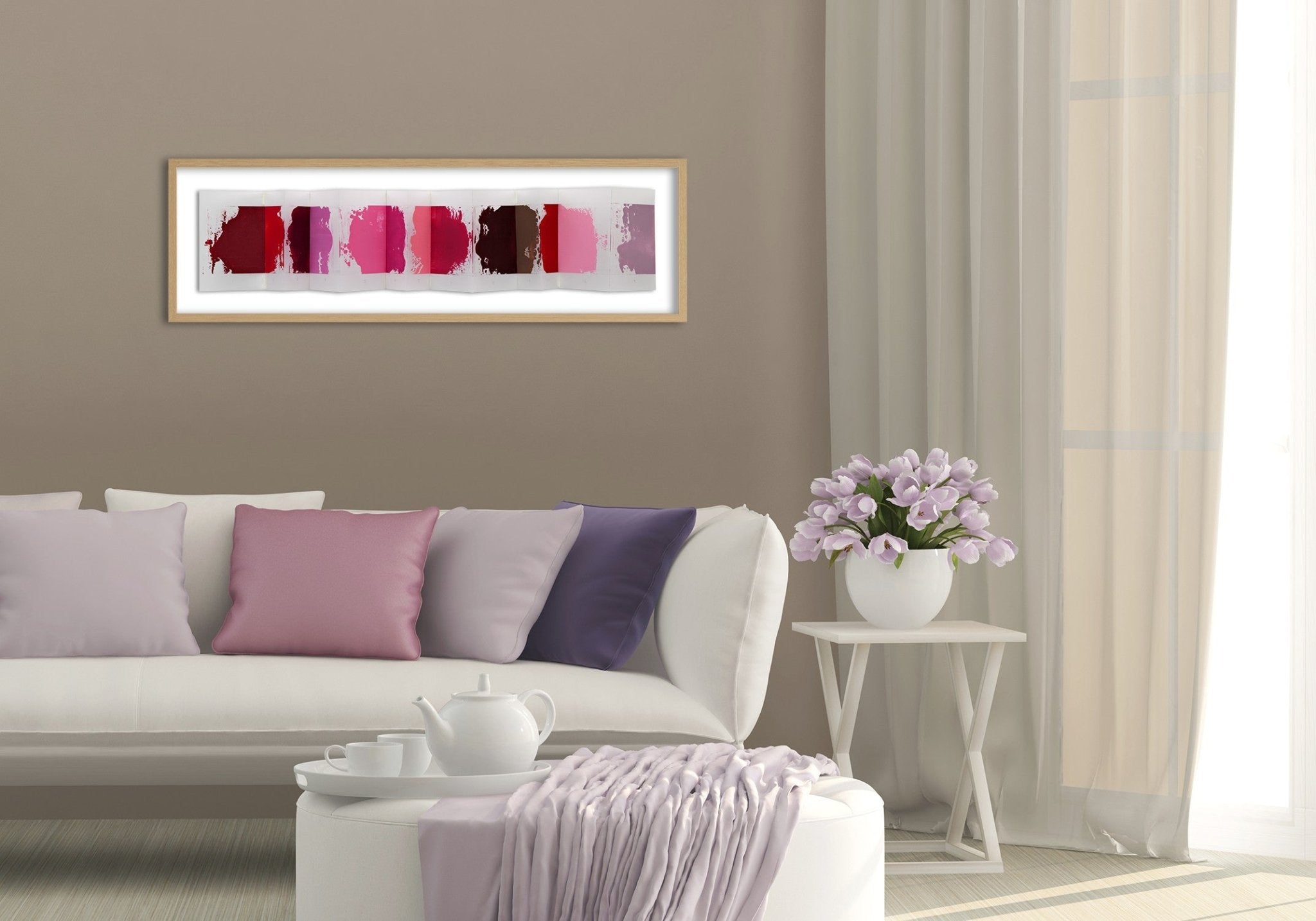 Apple in 13 colors - Debra Ramsay - Abstract Painting - Ideelart