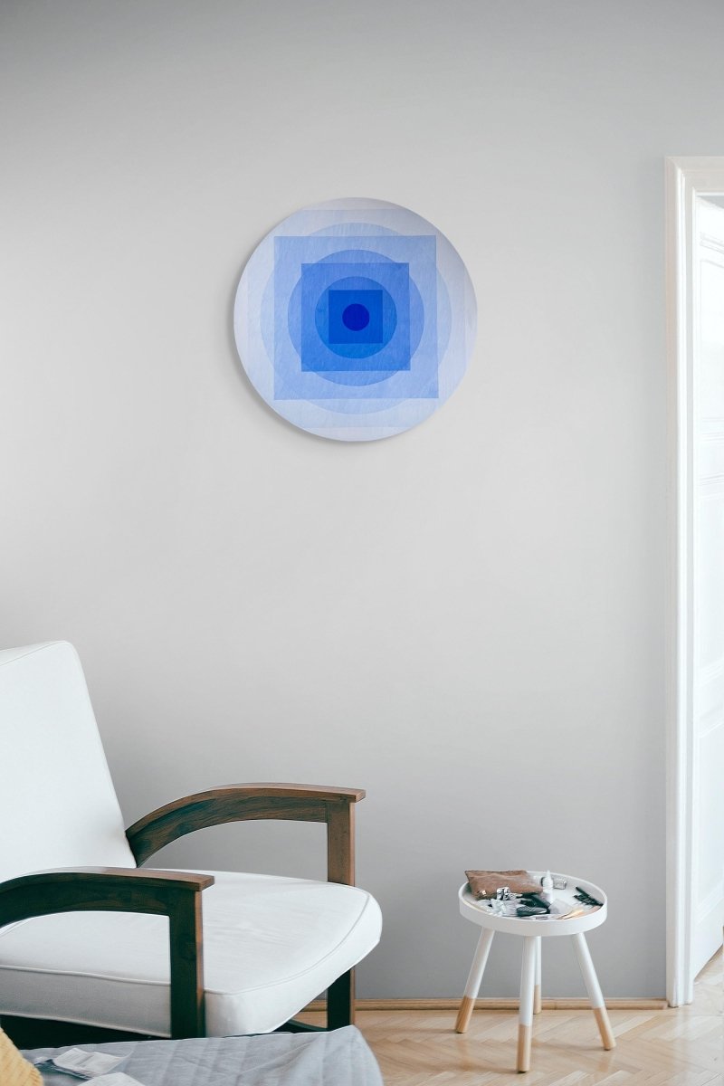 9 (Ultramarine) - by Andy Harwood - Abstract Painting - Ideelart