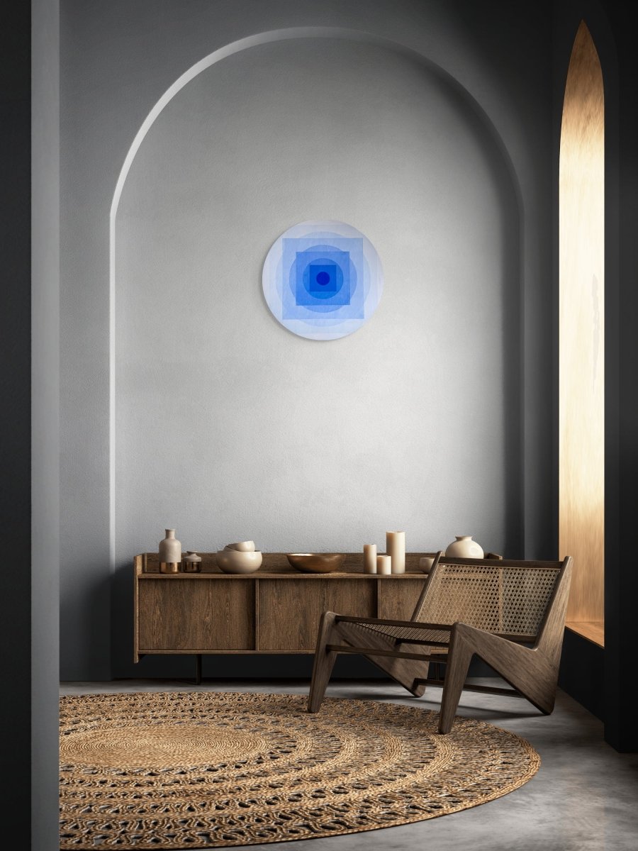 9 (Ultramarine) - by Andy Harwood - Abstract Painting - Ideelart