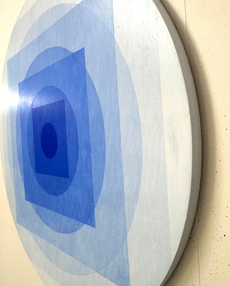 9 (Ultramarine) - by Andy Harwood - Abstract Painting - Ideelart