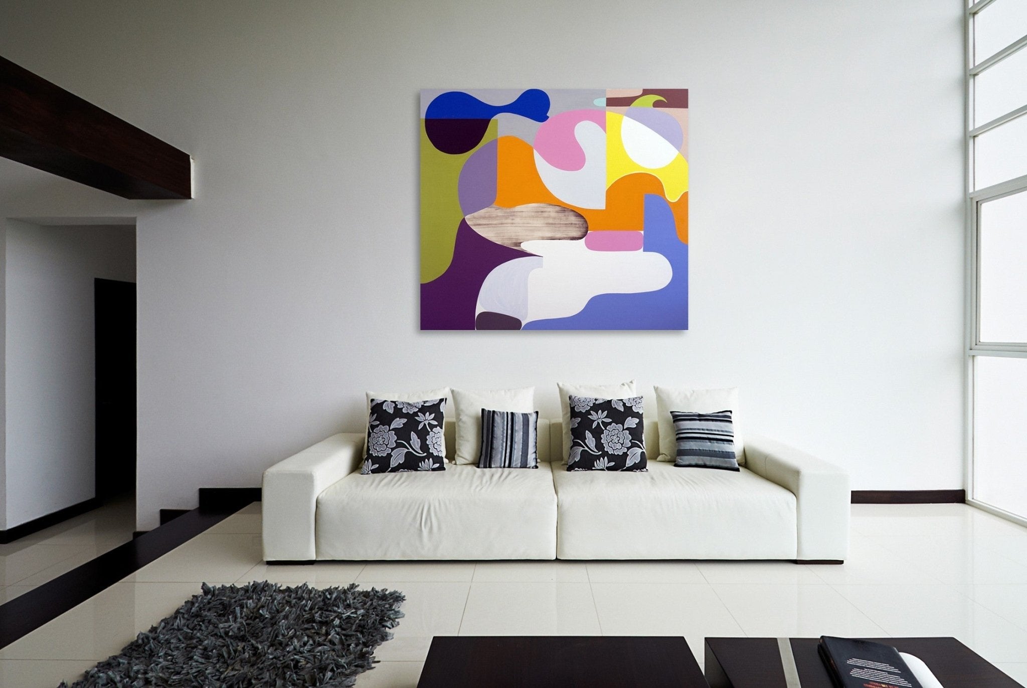 A Reflection of Morning - Jessica Snow - Abstract Painting - Ideelart