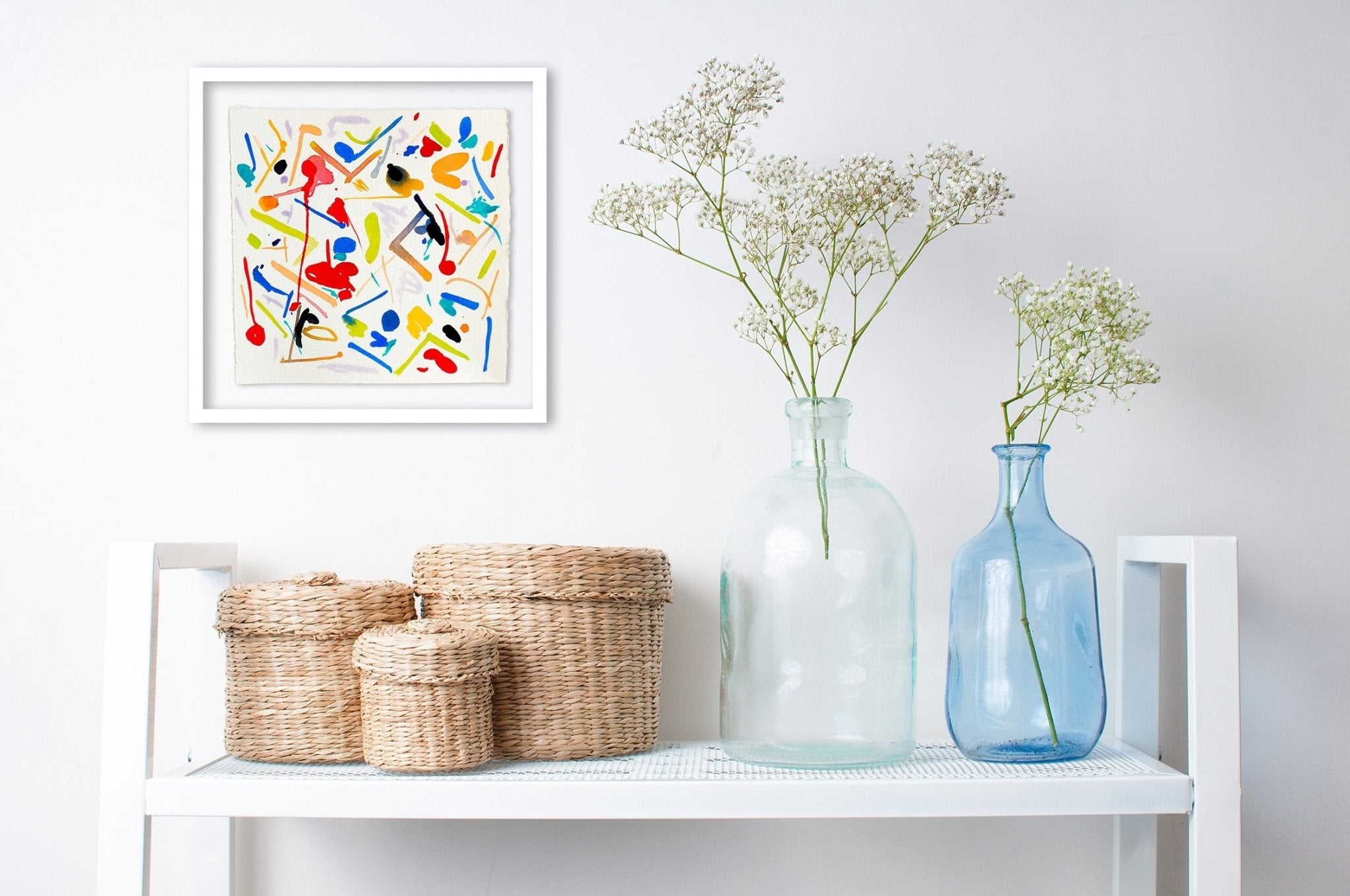 Fling 1 - Jessica Snow - Abstract Painting - Ideelart