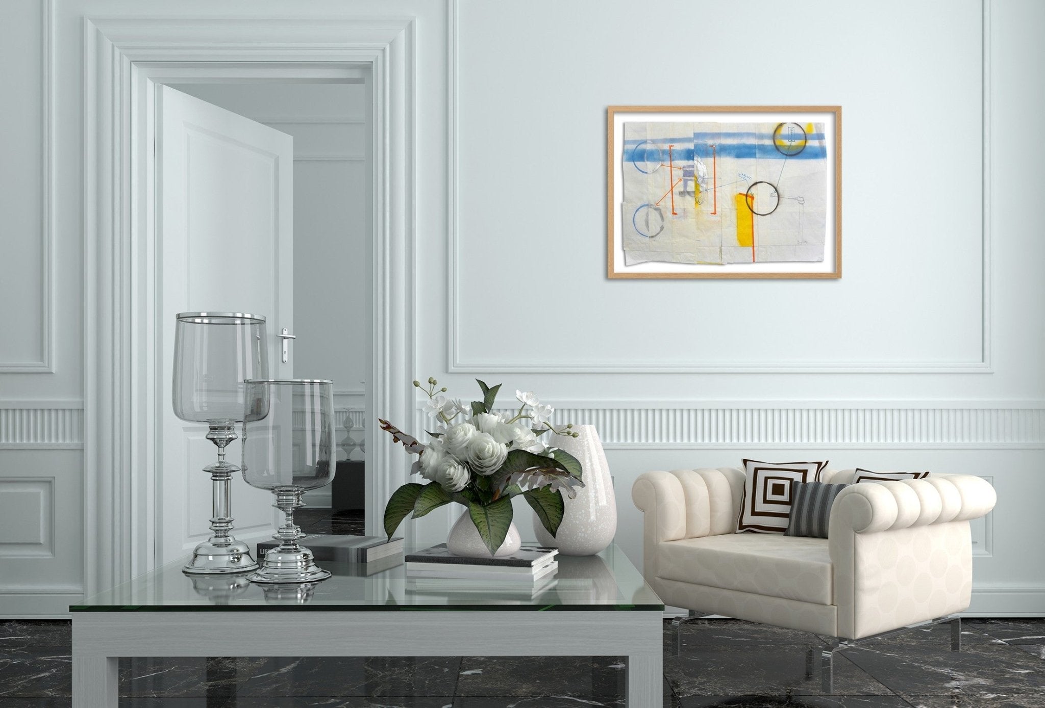 Warren 14 - Peter Soriano - Abstract Mixed Media - Ideelart