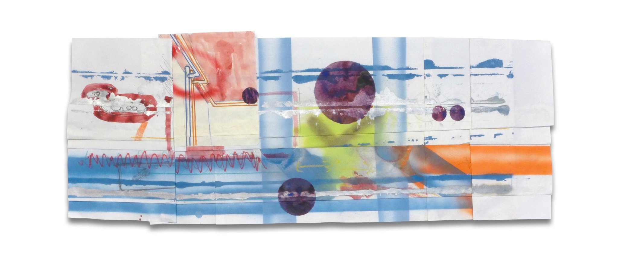 Warren st 18 - Peter Soriano - Abstract Mixed Media - Ideelart