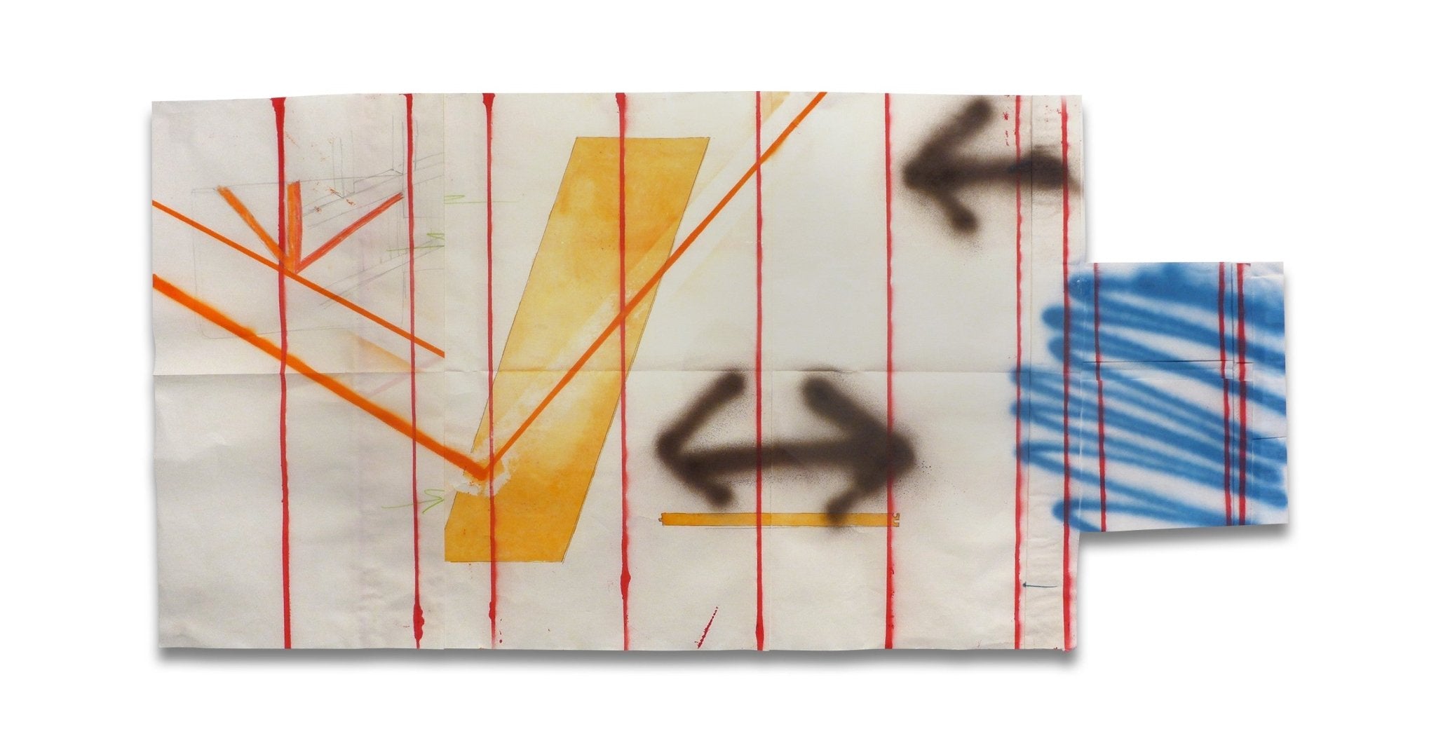 Porch Drawing 2 - Peter Soriano - Abstract Mixed Media - Ideelart