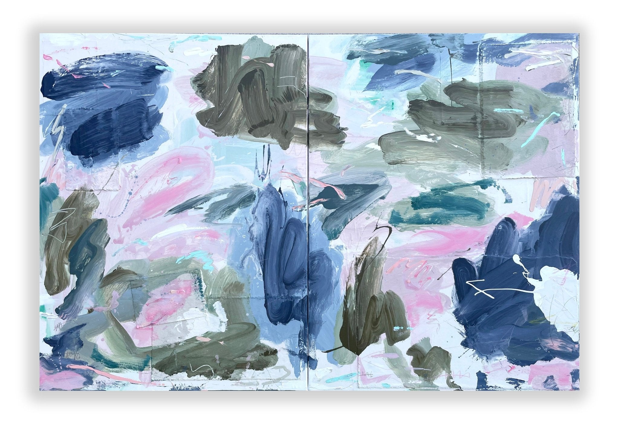 Boogum Oogum - Marcus Aitken - Abstract Painting - Ideelart