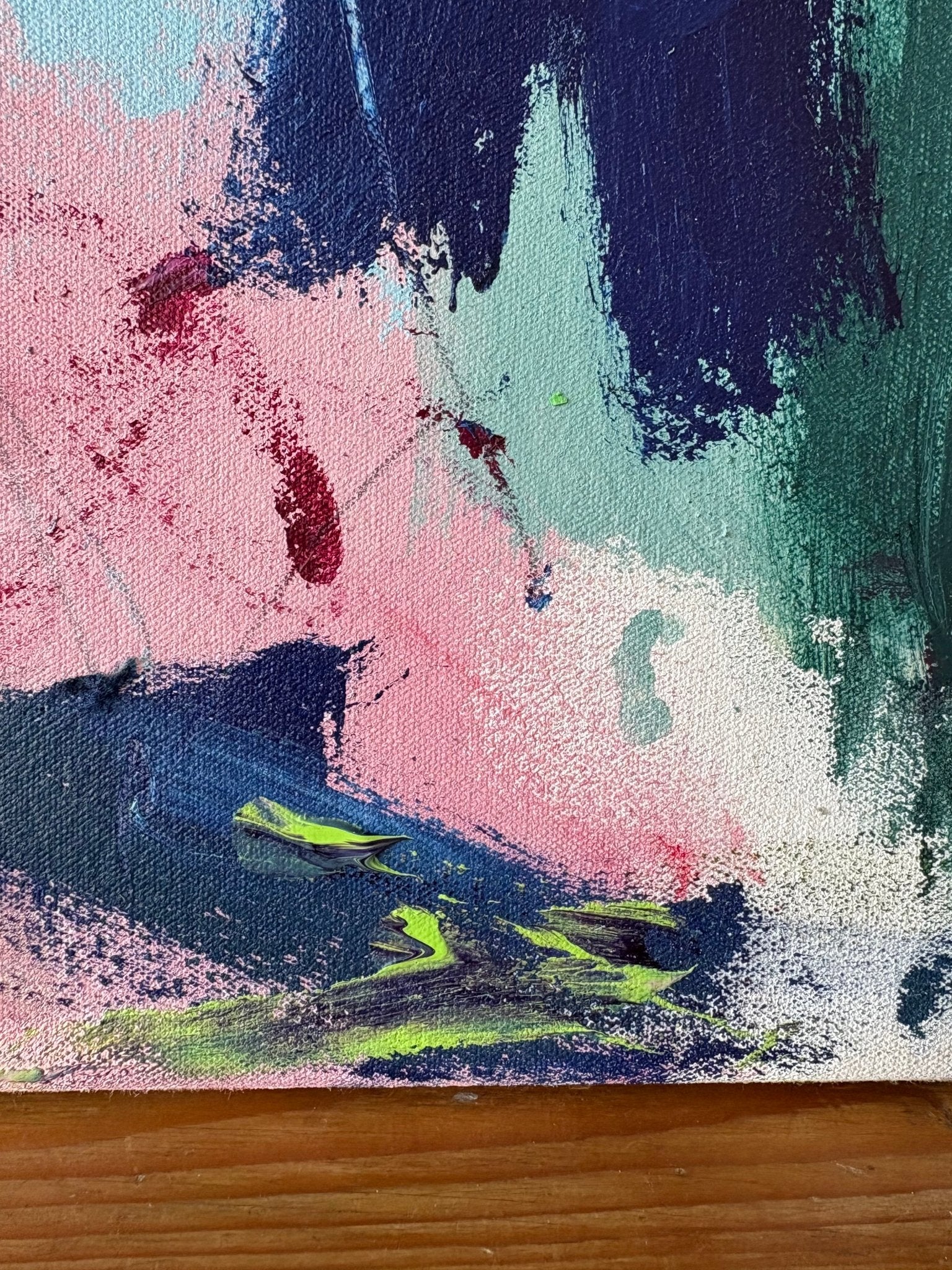 Feather duster - Marcus Aitken - Abstract Painting - Ideelart