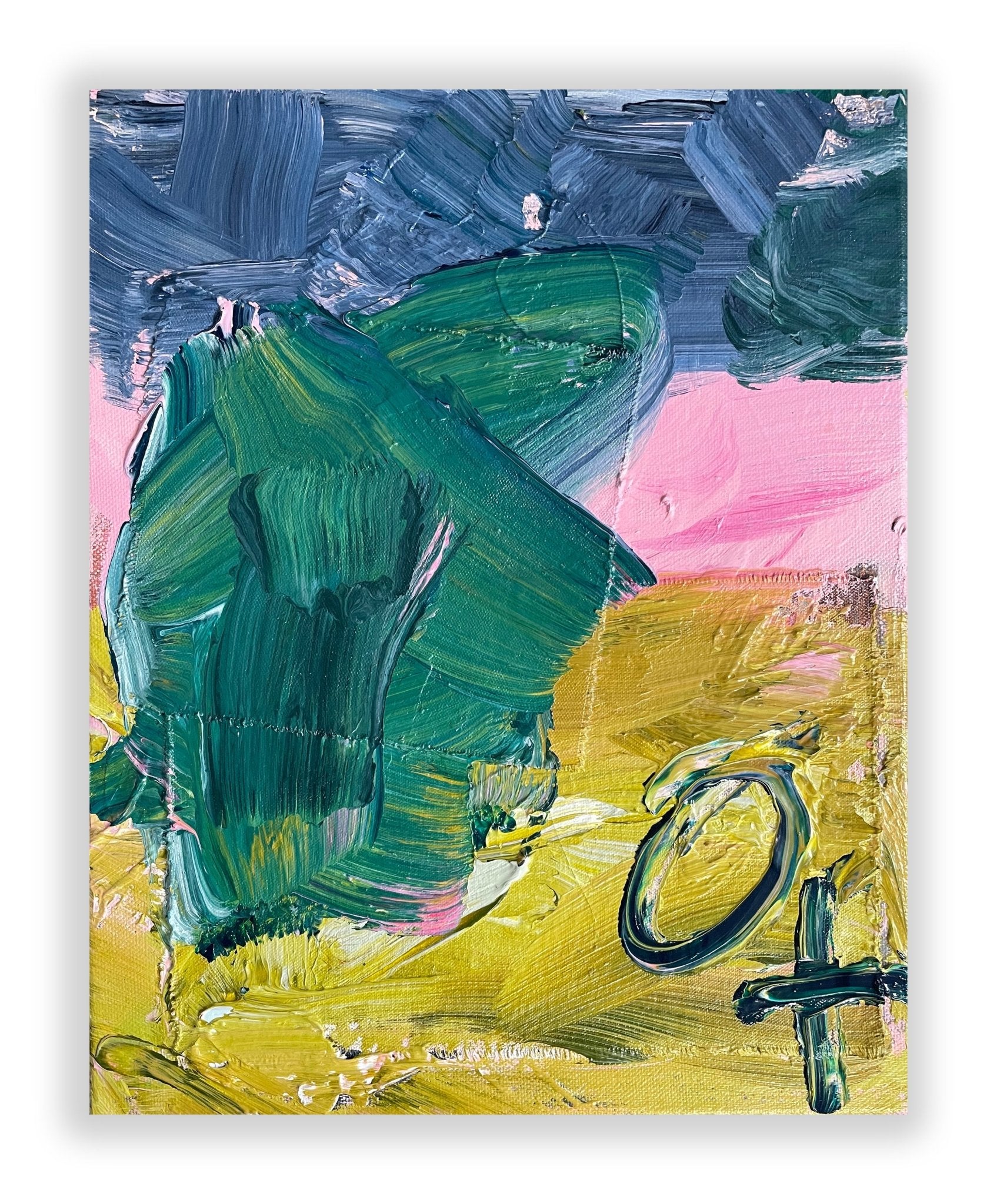 Flowers - Marcus Aitken - Abstract Painting - Ideelart