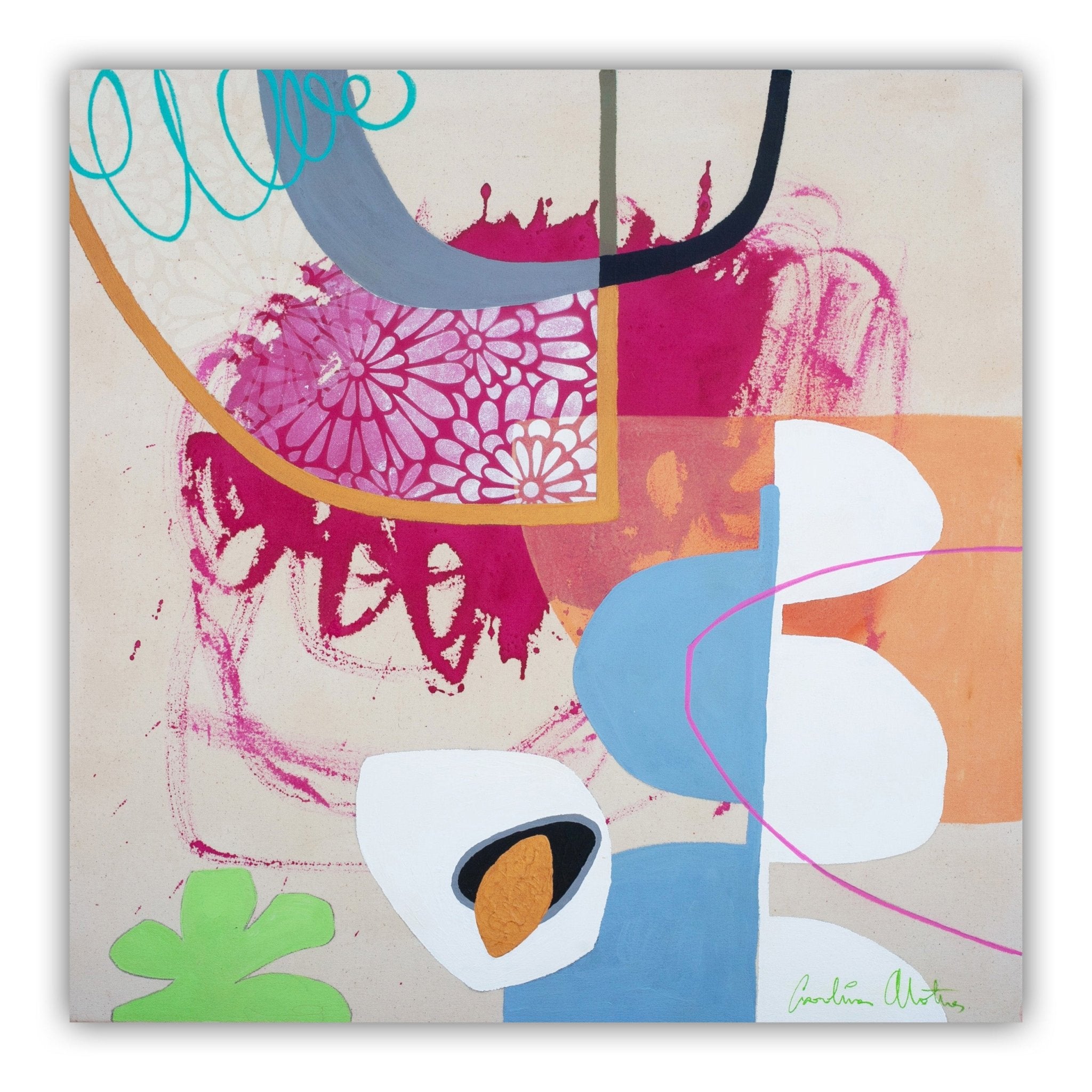 Amelia - Carolina Alotus - Abstract Painting - Ideelart