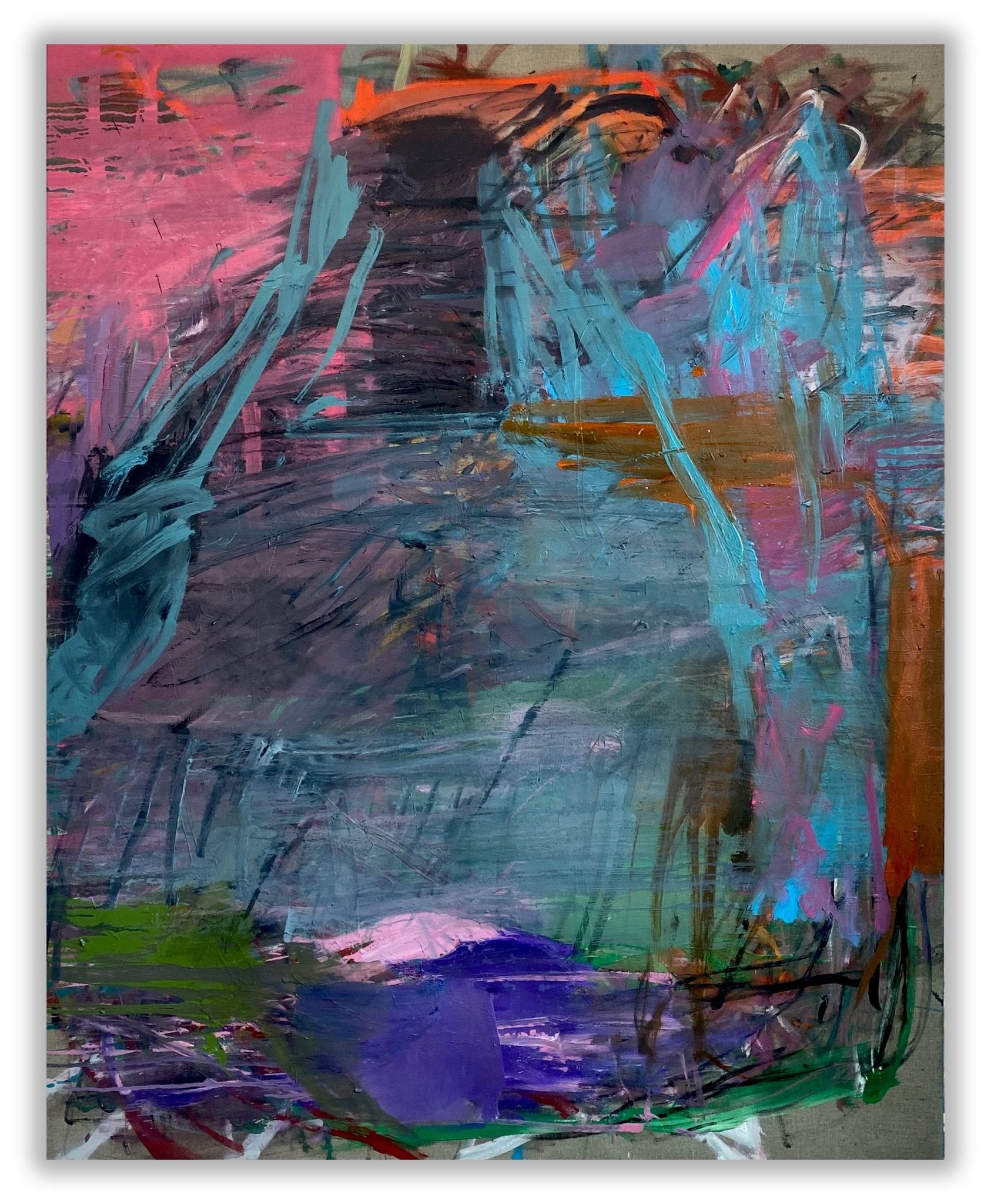 Chamber - Karl Bielik - Abstract Painting - Ideelart