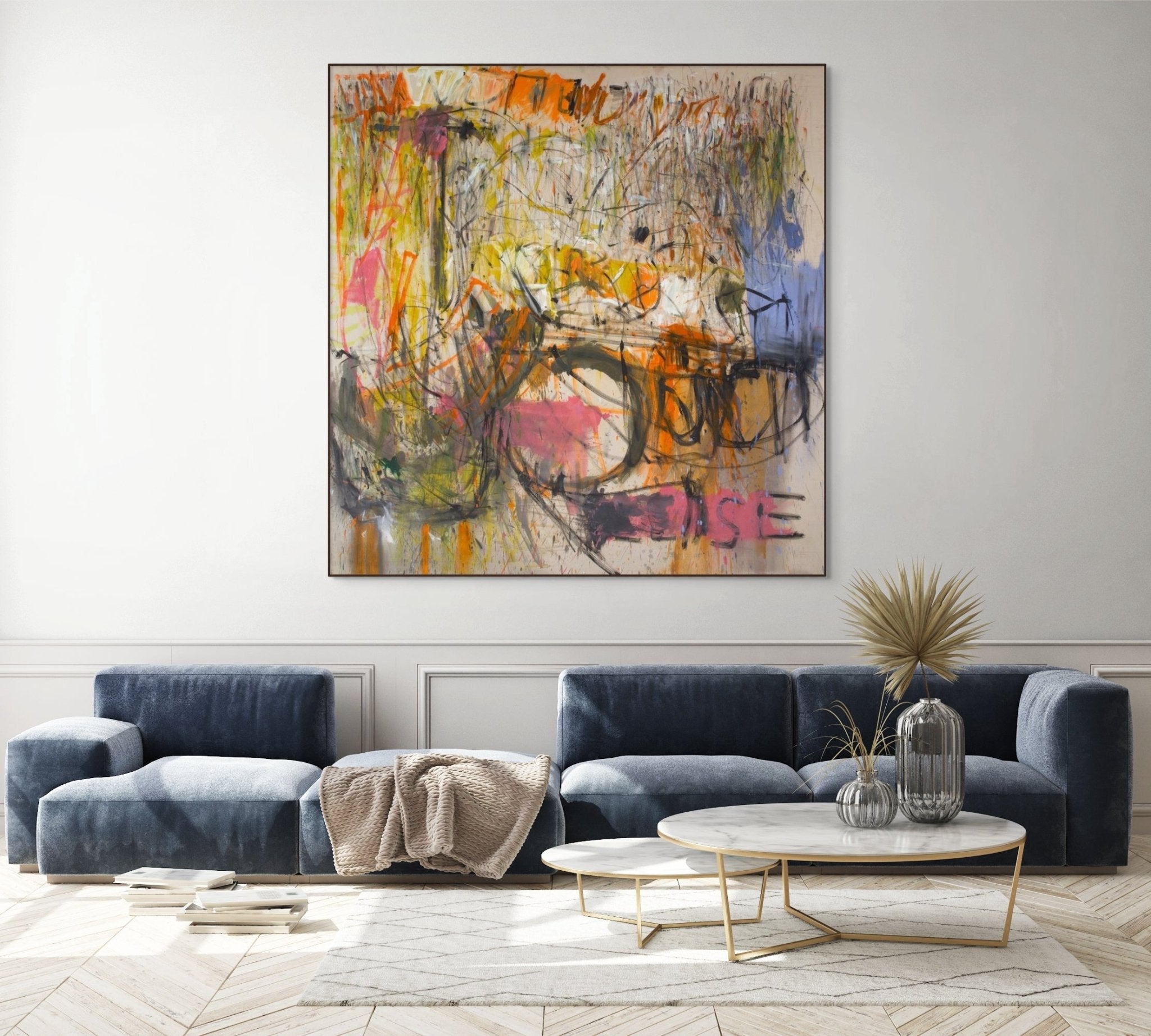 Pleaser - Karl Bielik - Abstract Painting - Ideelart