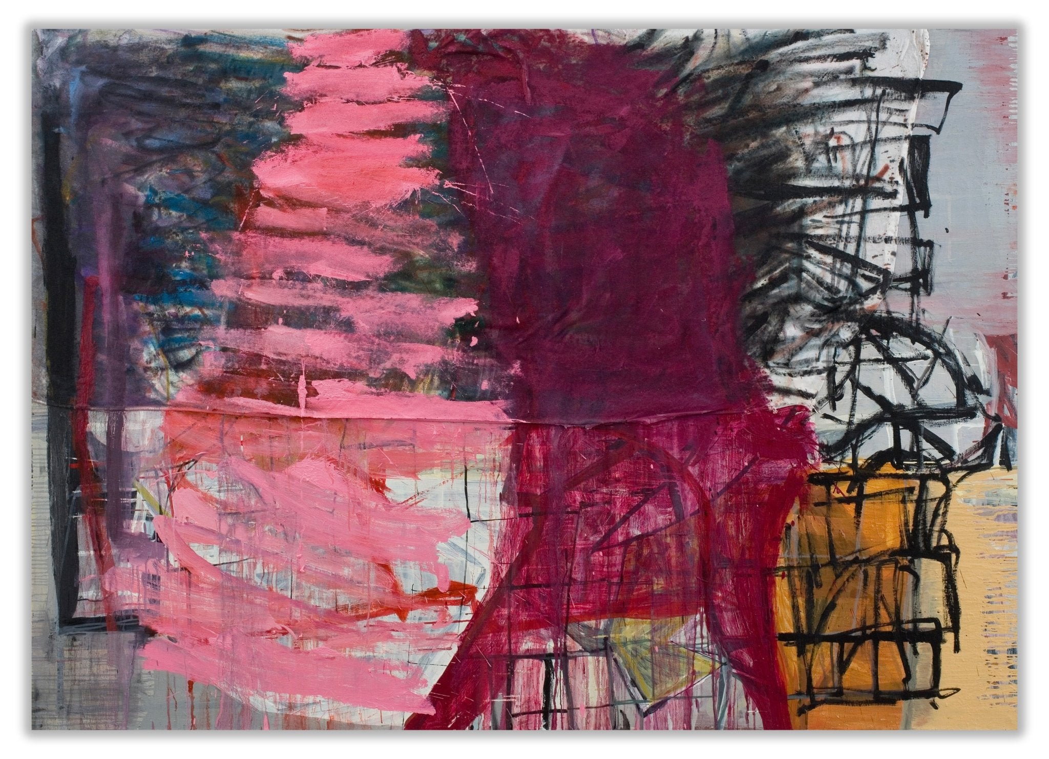 Smack - Karl Bielik - Abstract Painting - Ideelart