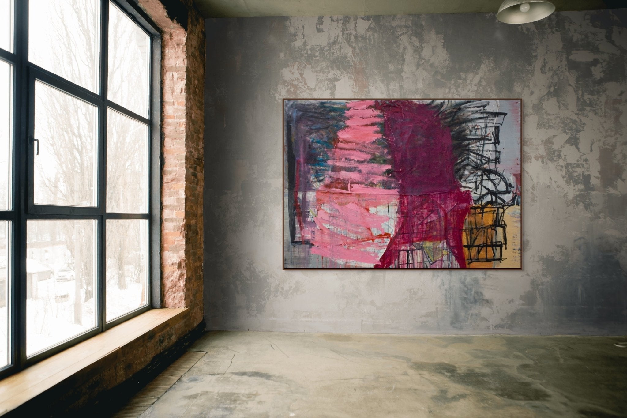 Smack - Karl Bielik - Abstract Painting - Ideelart