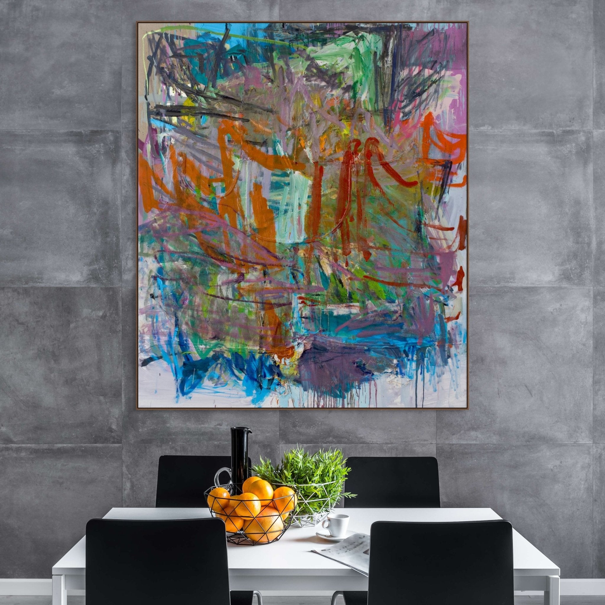 Wishbone - Karl Bielik - Abstract Painting - Ideelart