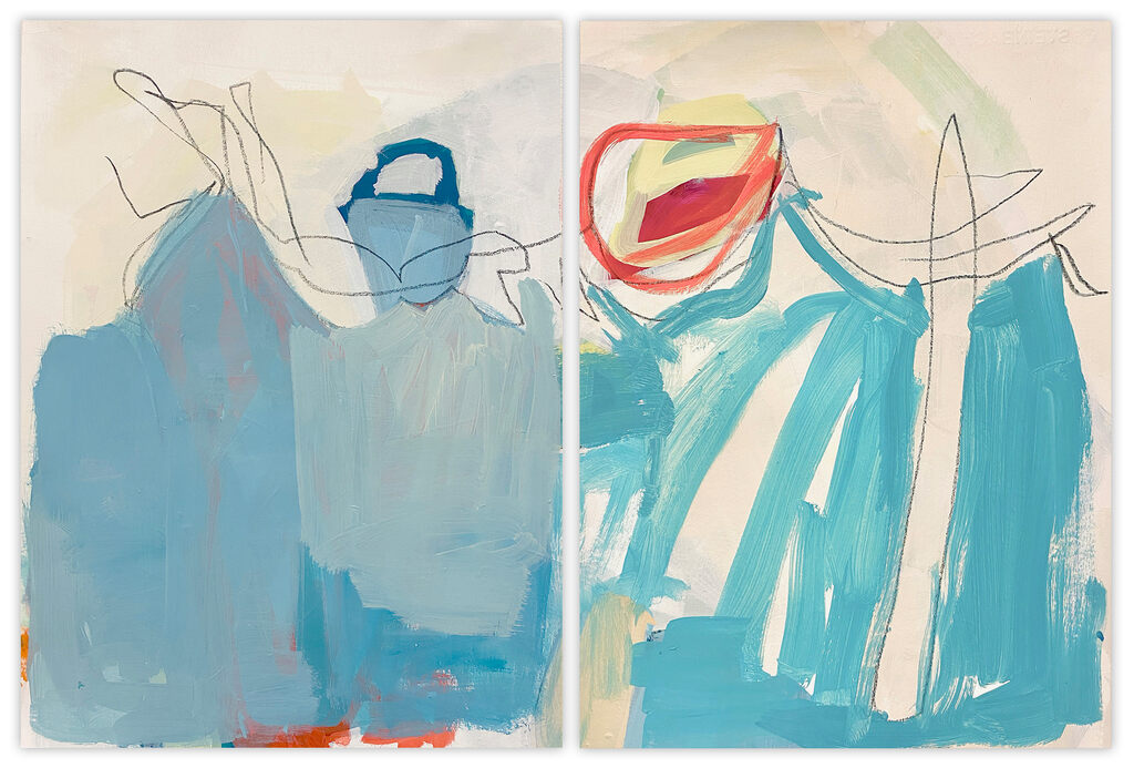 Blue (Diptych)