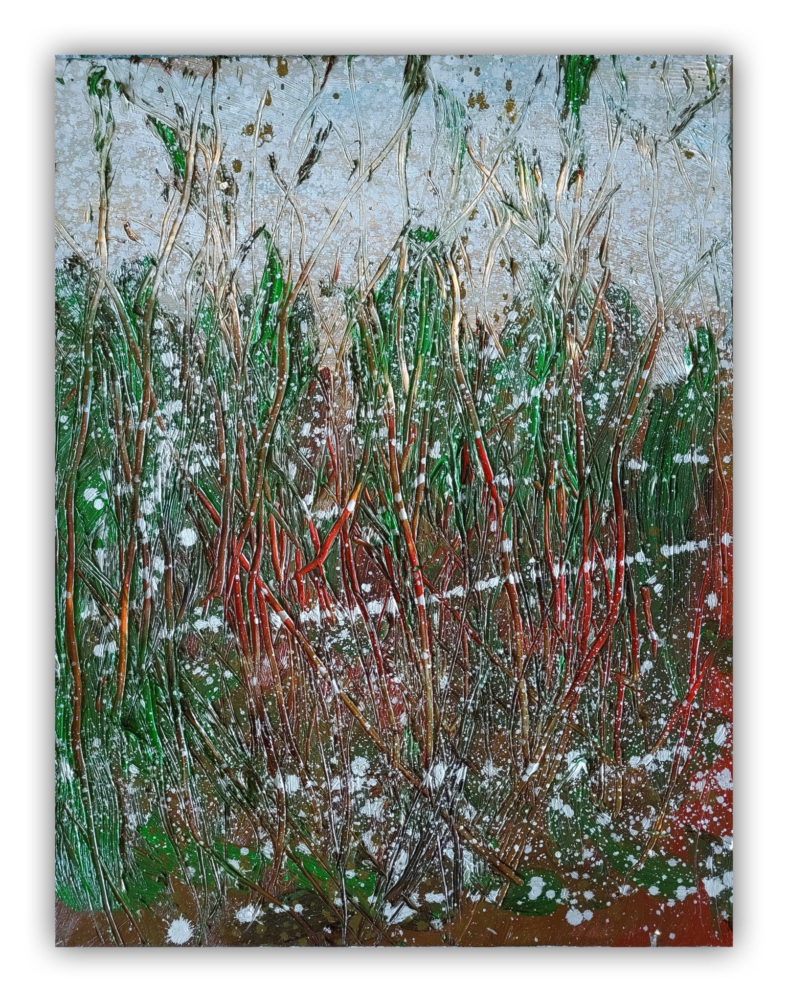 Autumn fire 1 - Reiner Heidorn - Abstract Painting - Ideelart