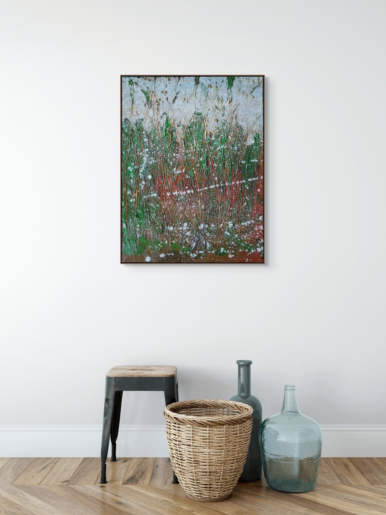 Autumn fire 1 - Reiner Heidorn - Abstract Painting - Ideelart