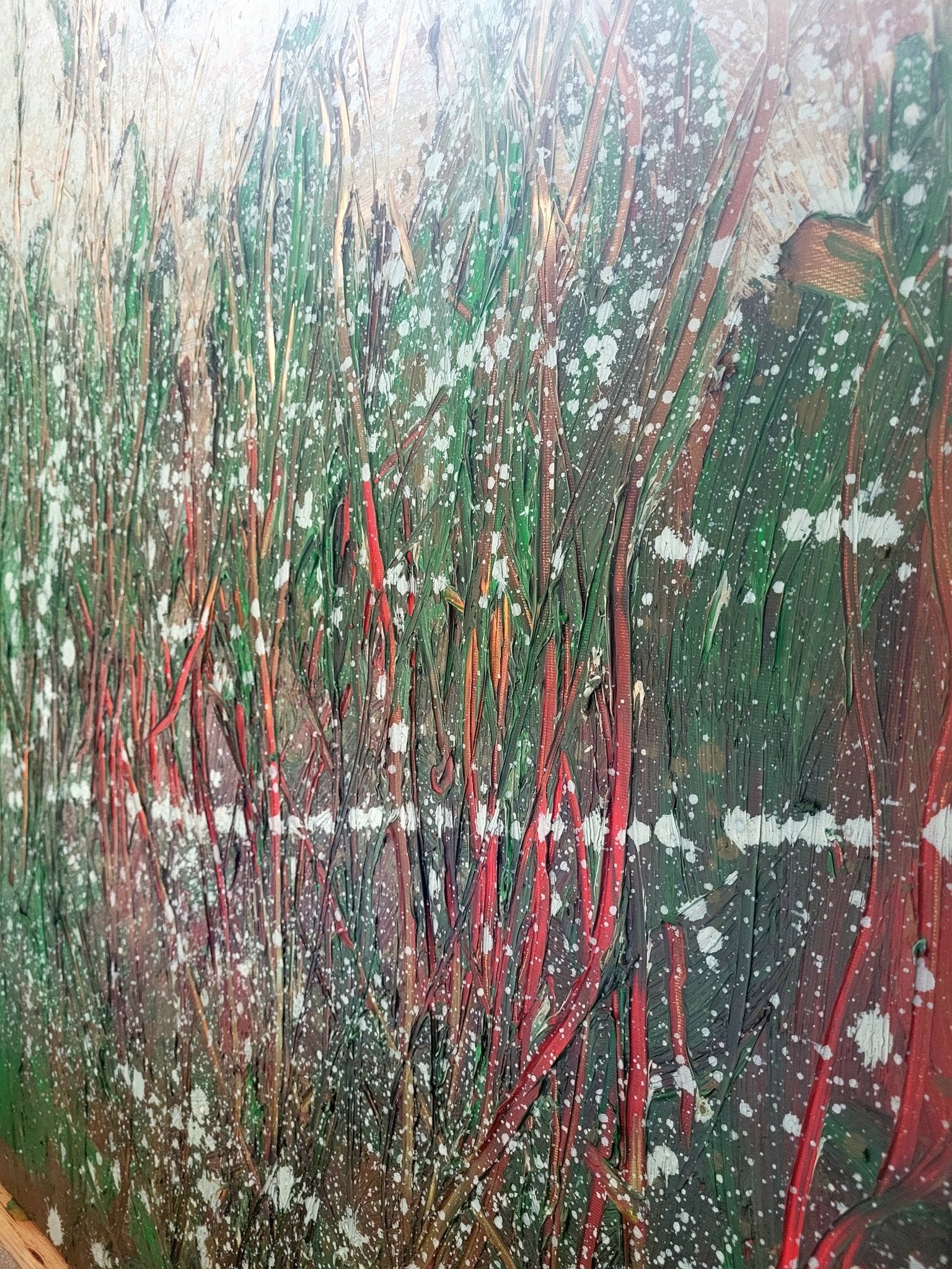 Autumn fire 1 - Reiner Heidorn - Abstract Painting - Ideelart