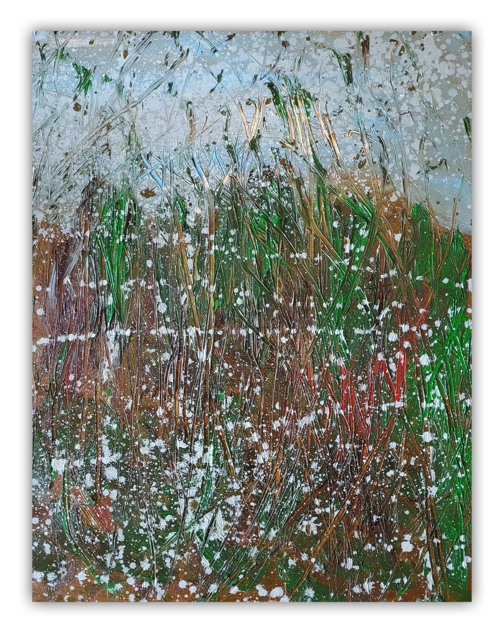 Autumn fire 2 - Reiner Heidorn - Abstract Painting - Ideelart