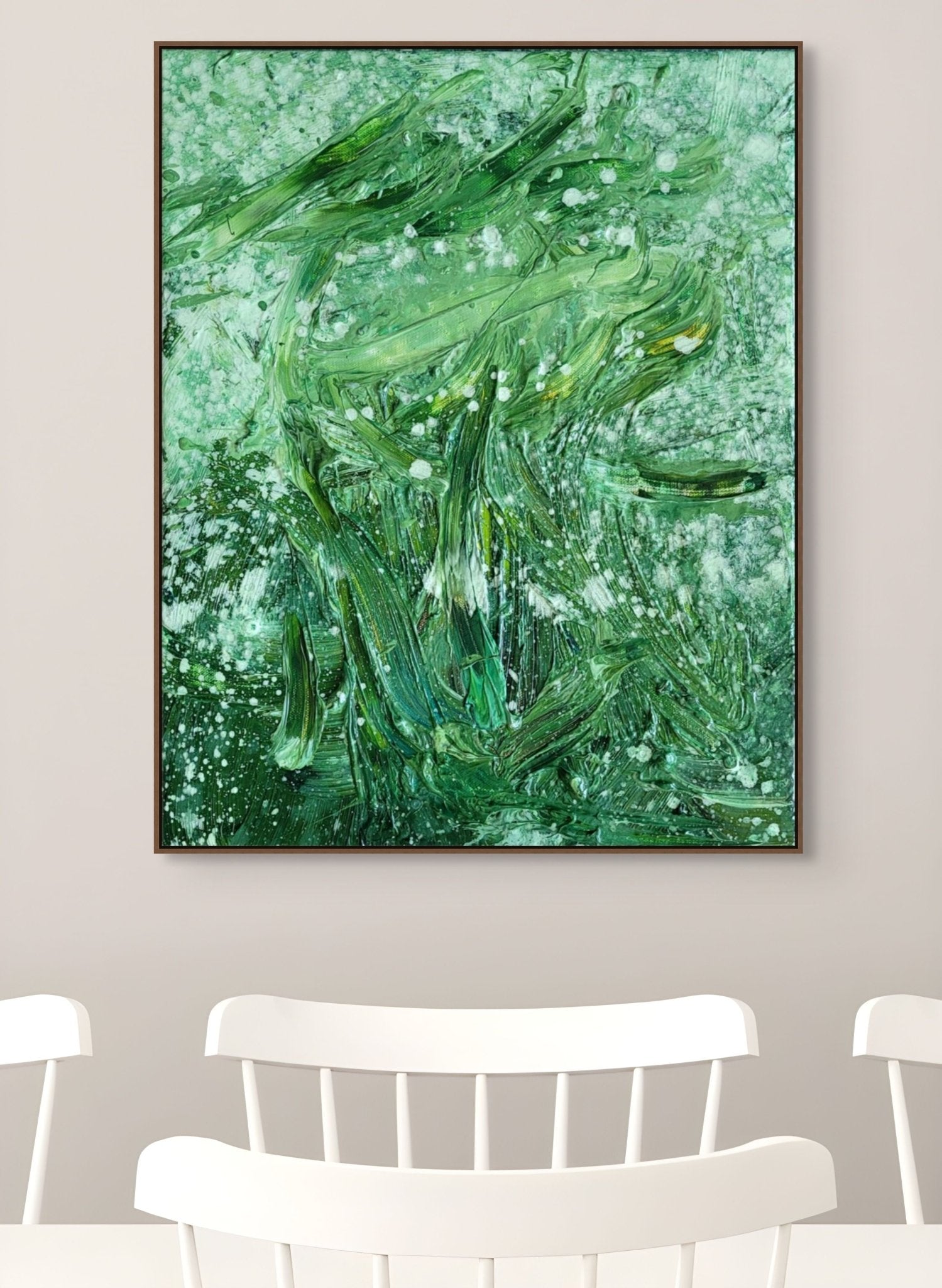 Fruit of wrath 1 - Reiner Heidorn - Abstract Painting - Ideelart