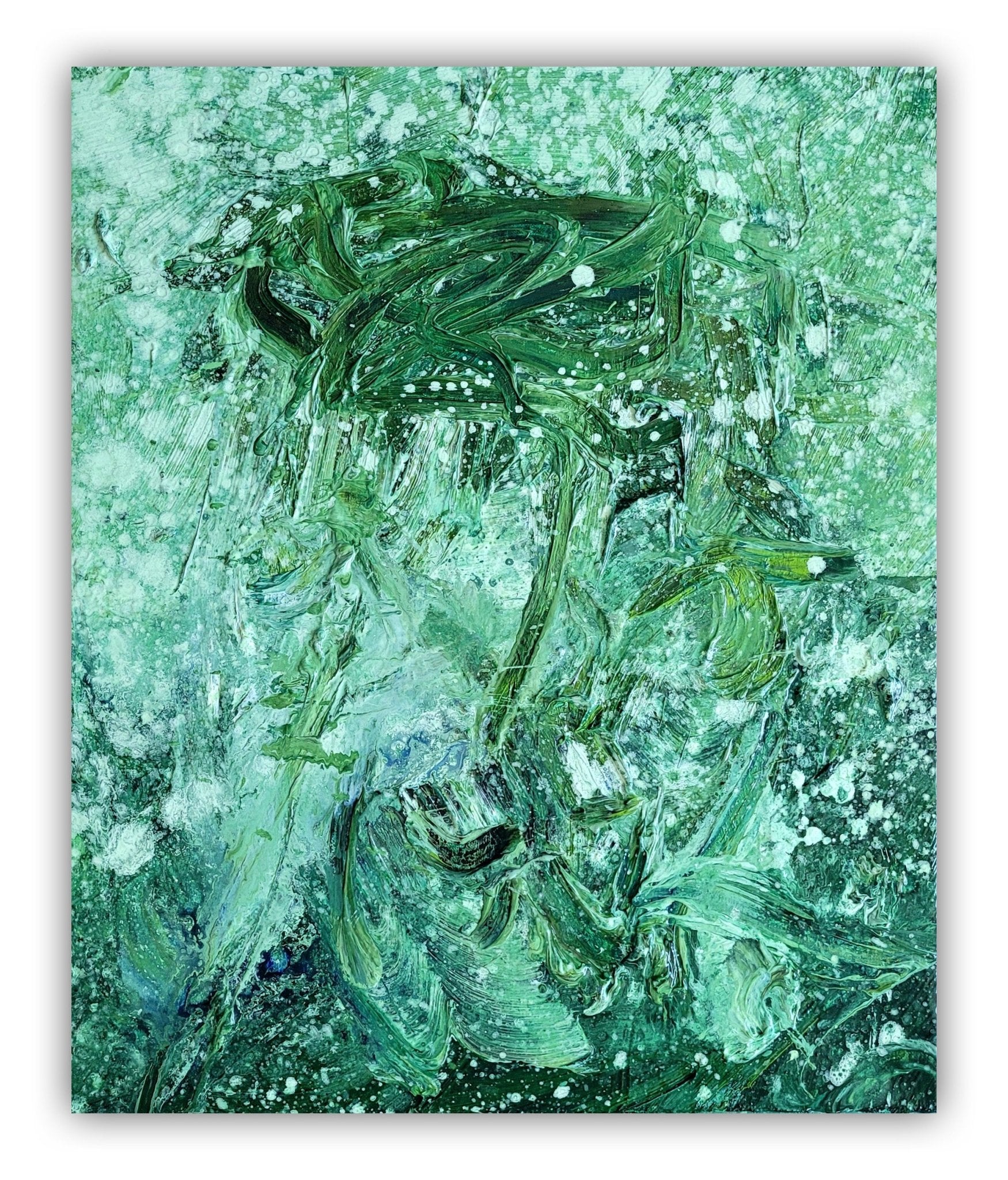 Fruit of wrath 2 - Reiner Heidorn - Abstract Painting - Ideelart