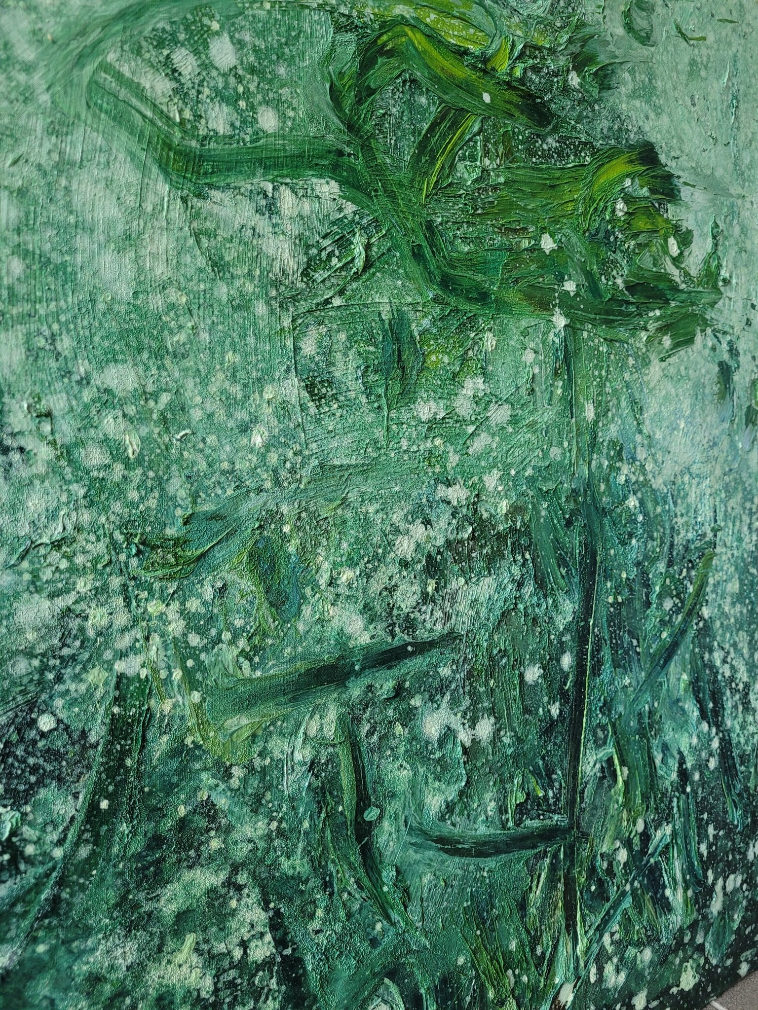 Fruit of wrath 2 - Reiner Heidorn - Abstract Painting - Ideelart