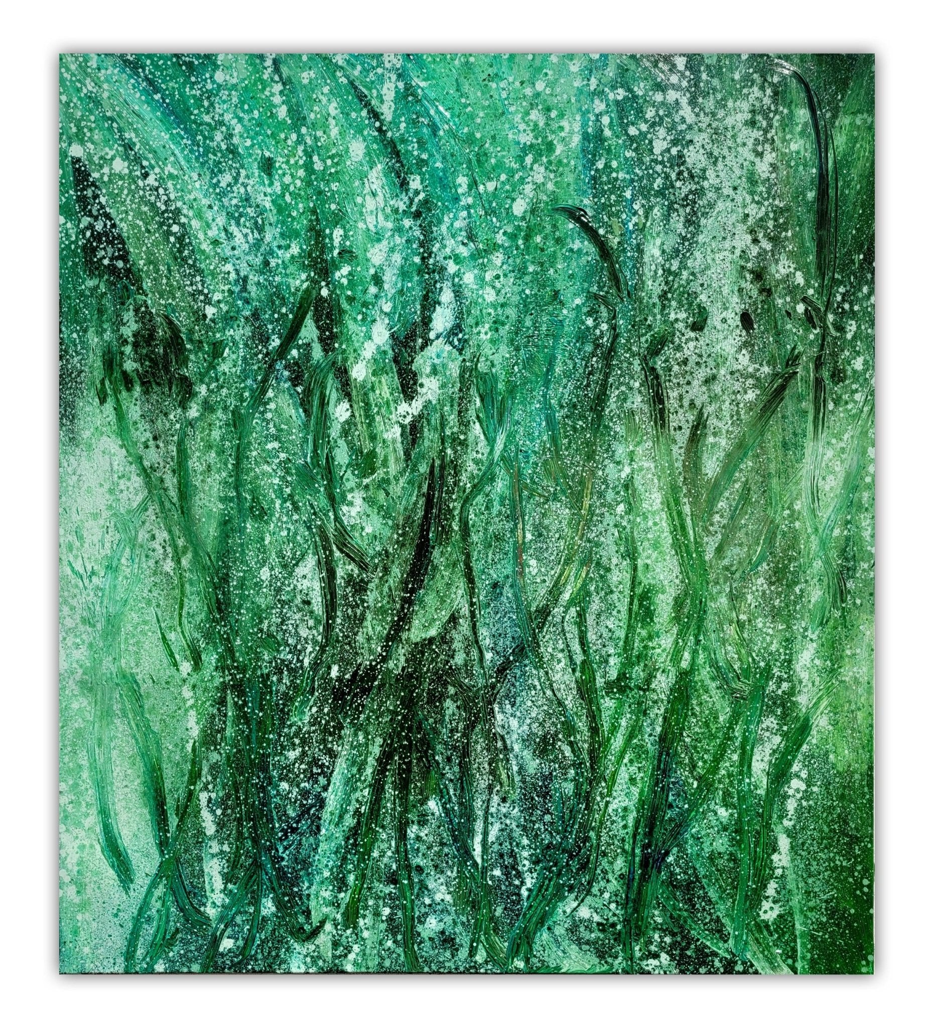 Grasswater - Reiner Heidorn - Abstract Painting - Ideelart