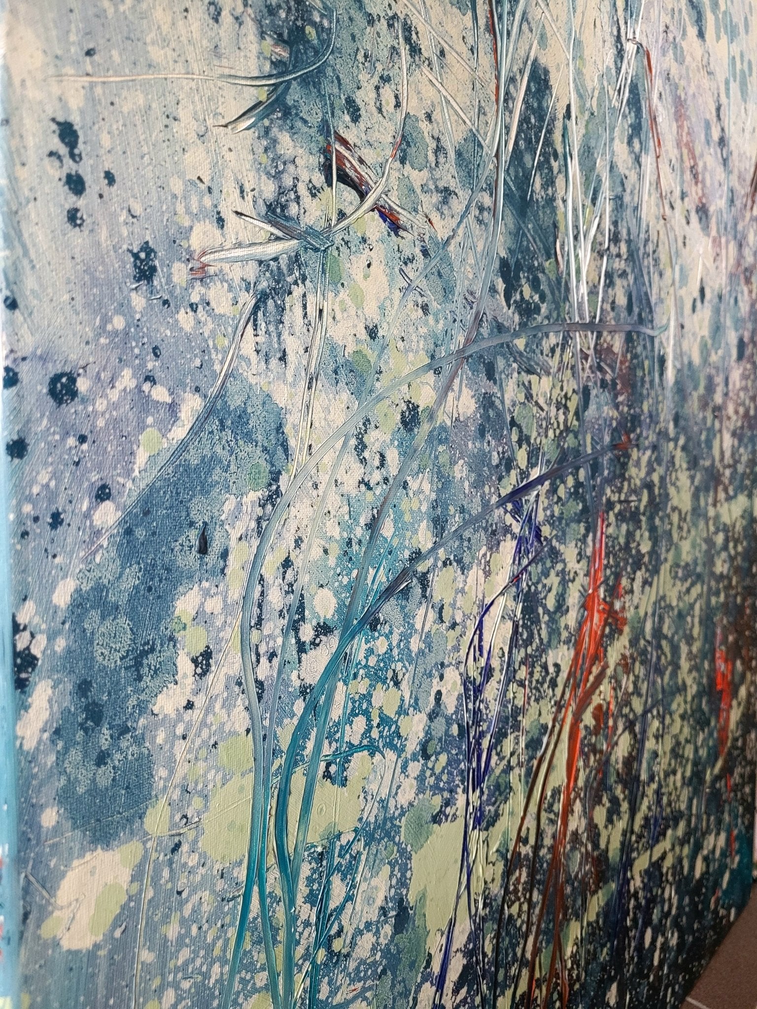 Lush damp 2 - Reiner Heidorn - Abstract Painting - Ideelart