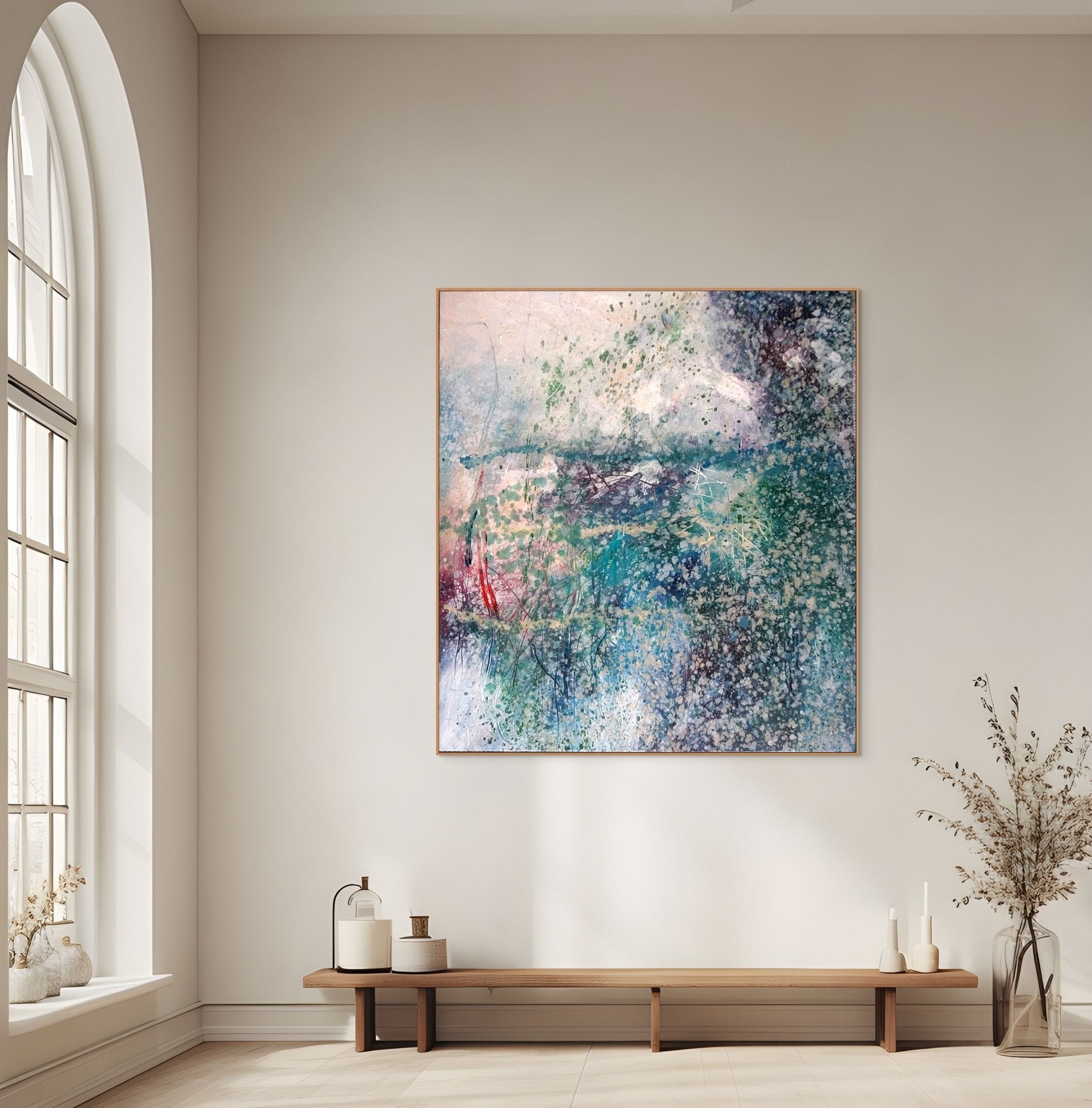 New balance - Reiner Heidorn - Abstract Painting - Ideelart