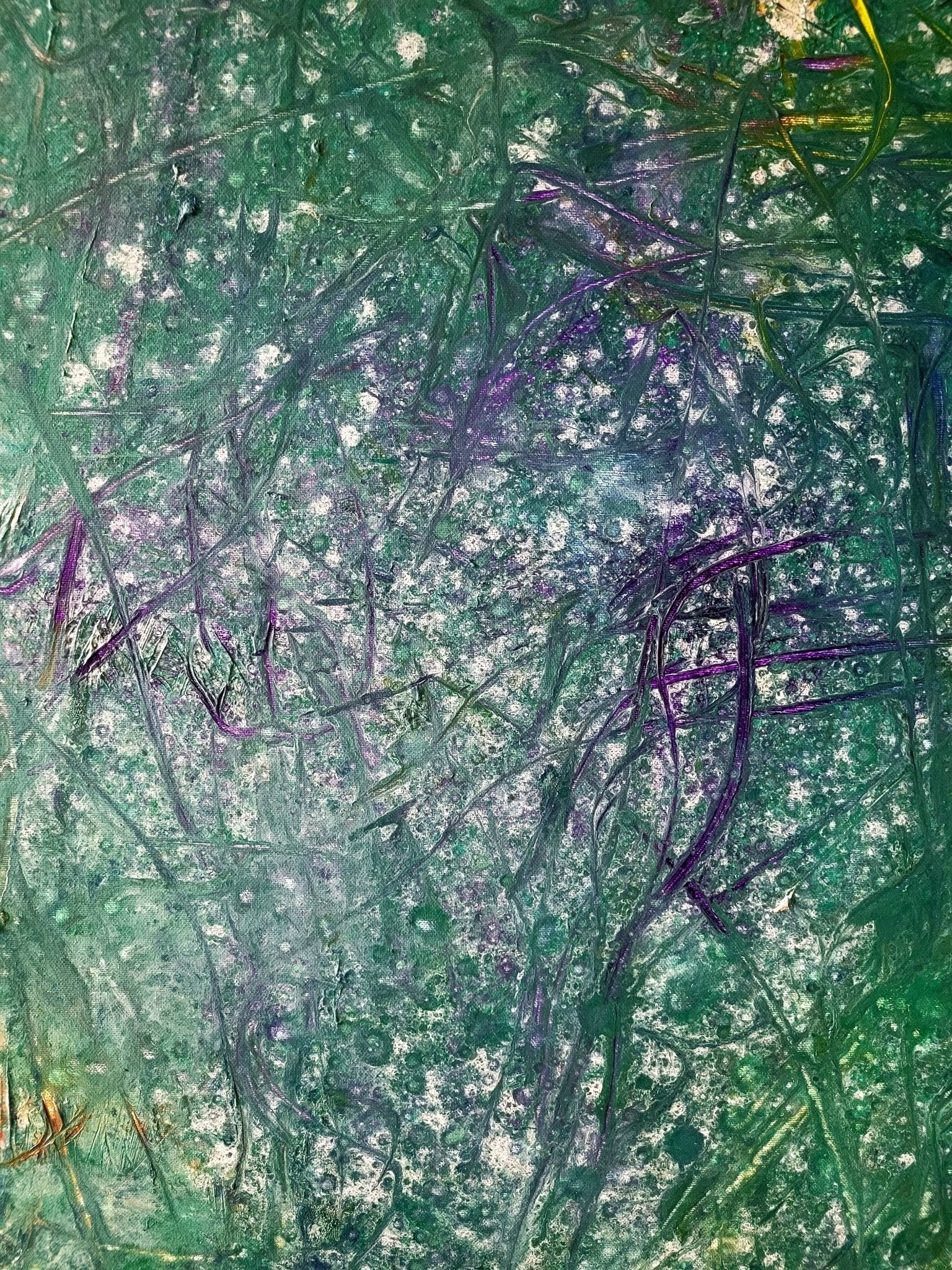 The hidden field - Reiner Heidorn - Abstract Painting - Ideelart