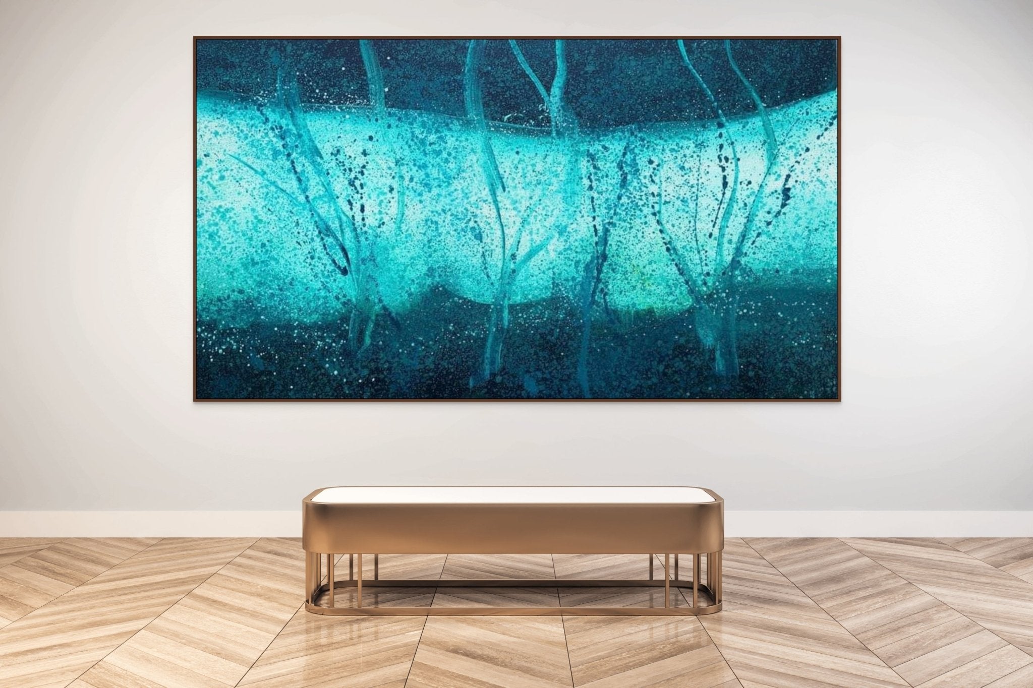 Wetland - Reiner Heidorn - Abstract Painting - Ideelart