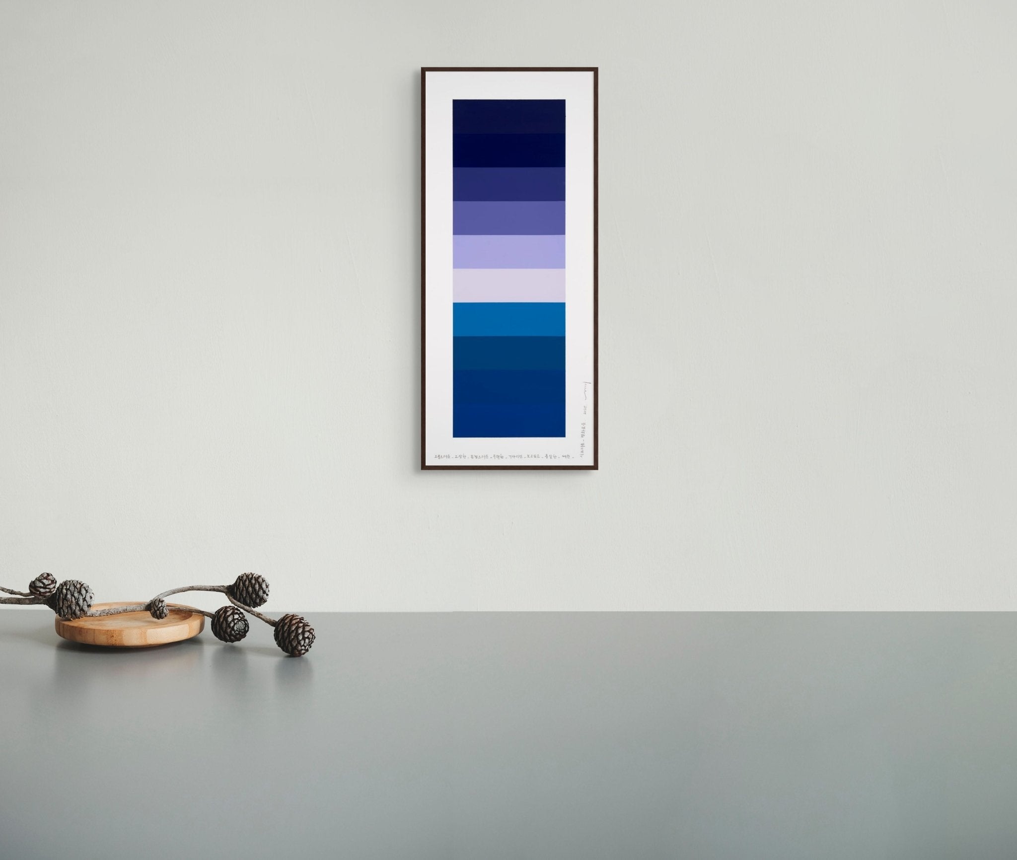 Emotional color chart 224 - Kyong Lee - Abstract Painting - Ideelart