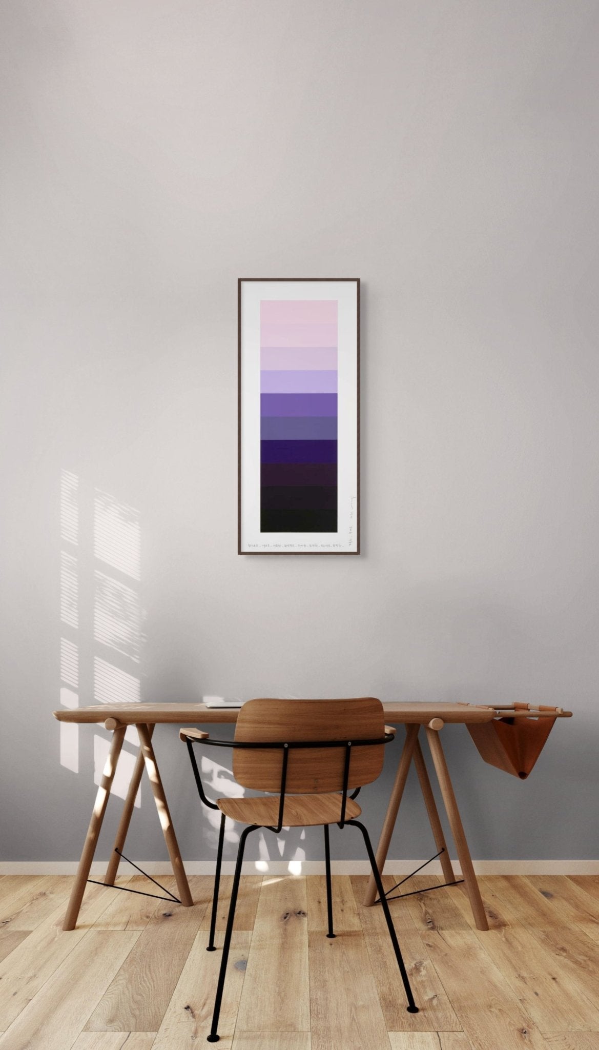 Emotional color chart 228 - Kyong Lee - Abstract Painting - Ideelart