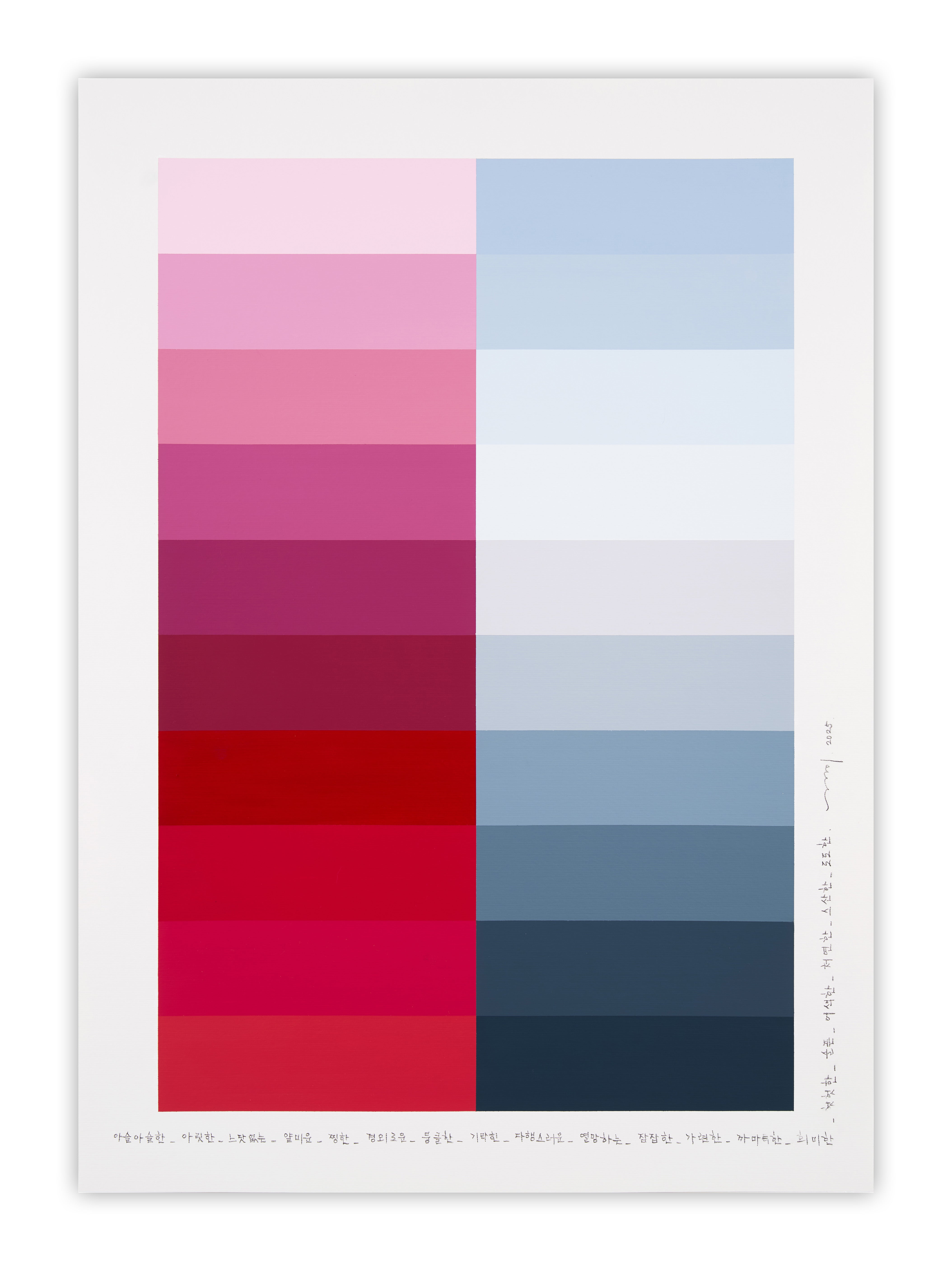 Emotional color chart 242