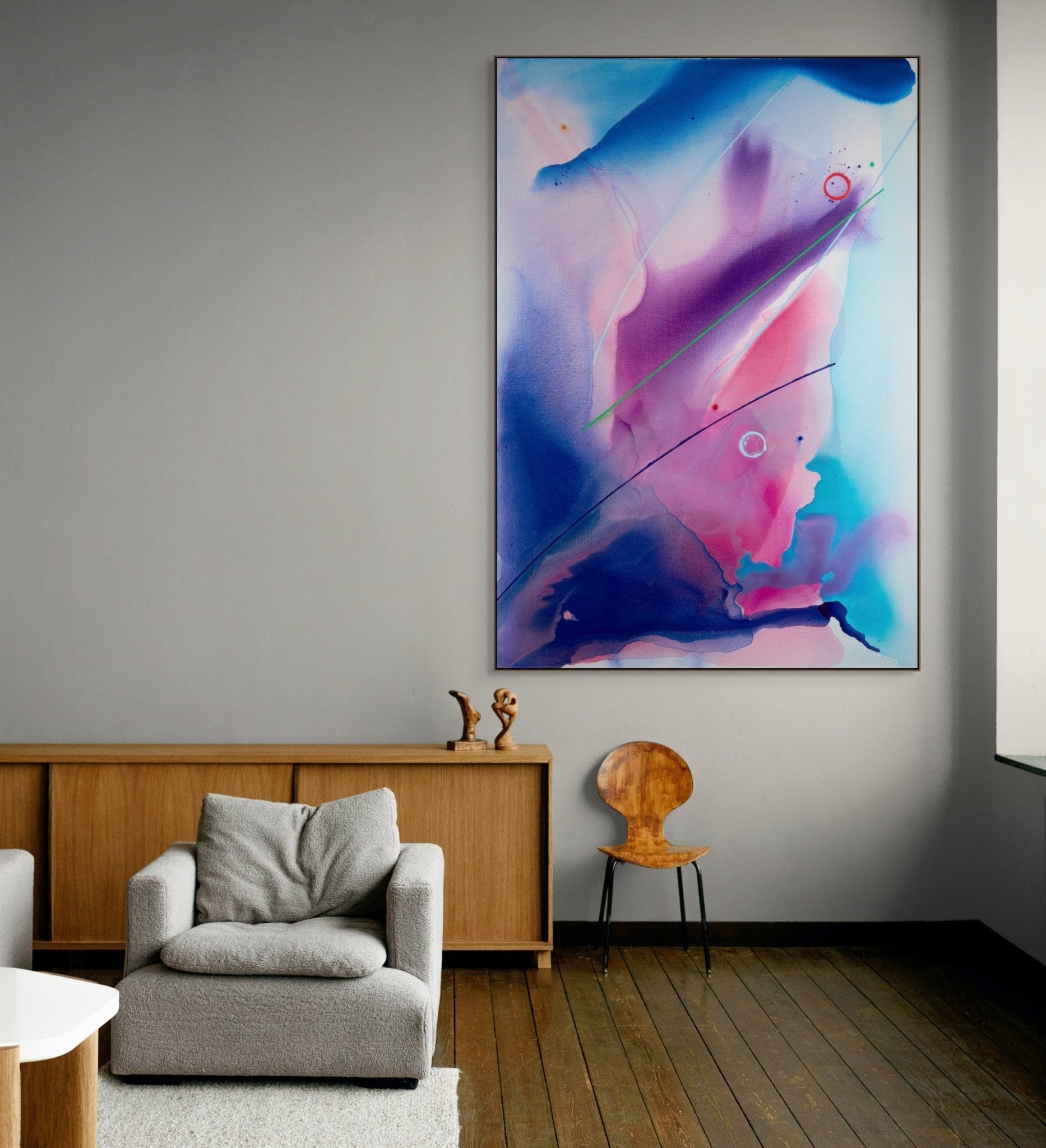 Sinneswelt_AMP52 - Kyong Lee - Abstract Painting - Ideelart