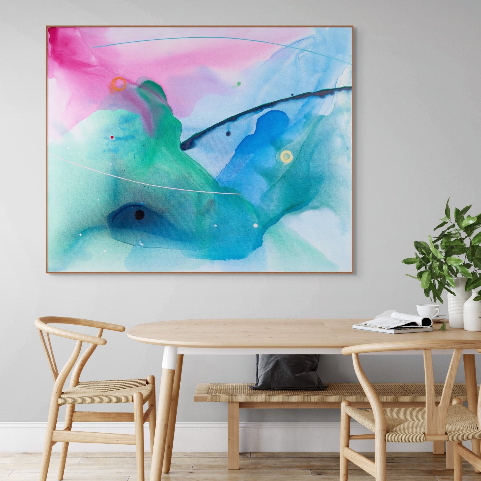 Sinneswelt_JBC47 - Kyong Lee - Abstract Painting - Ideelart