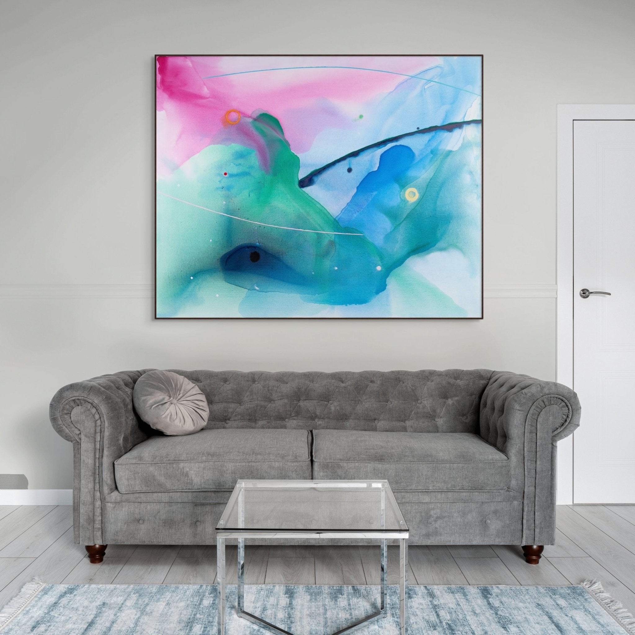 Sinneswelt_JBC47 - Kyong Lee - Abstract Painting - Ideelart