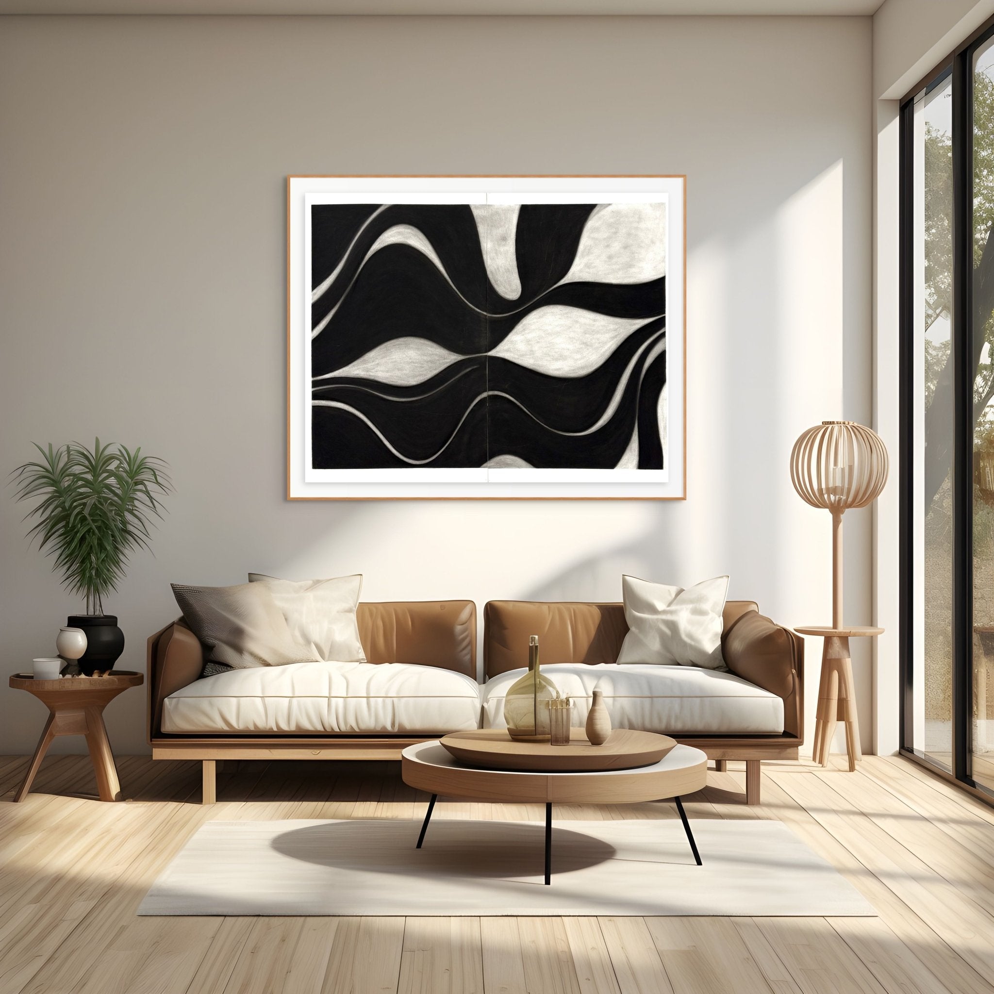 Delta - Margaret Neill - Abstract Drawing - Ideelart