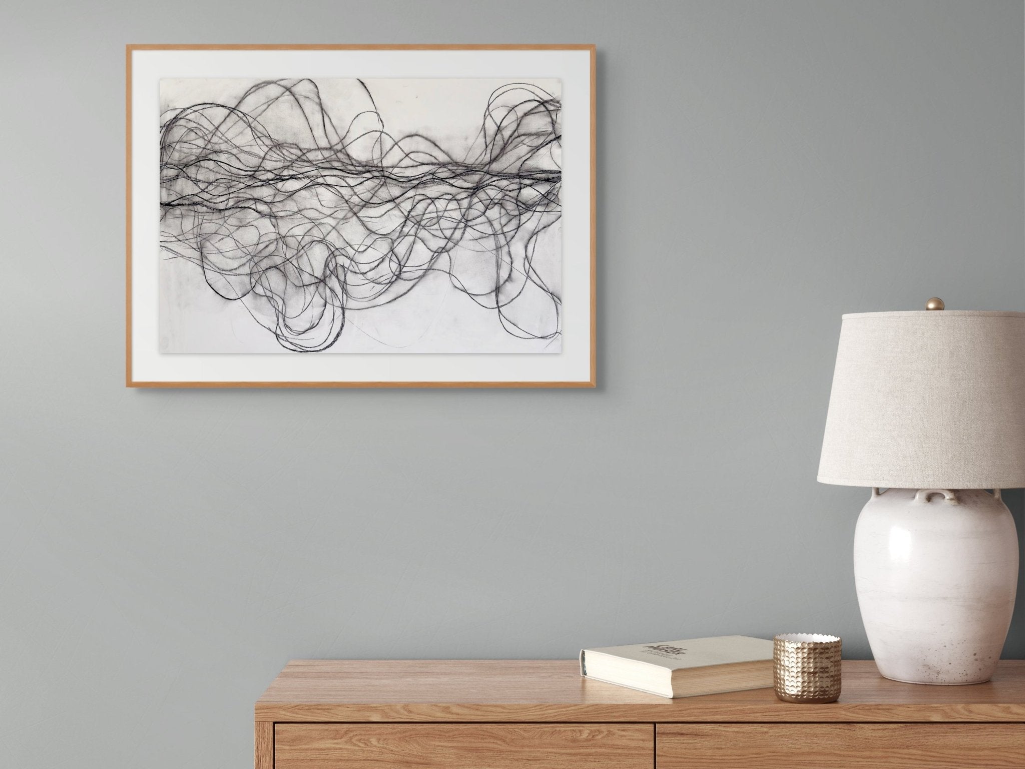 Sequestor - Margaret Neill - Abstract Drawing - Ideelart