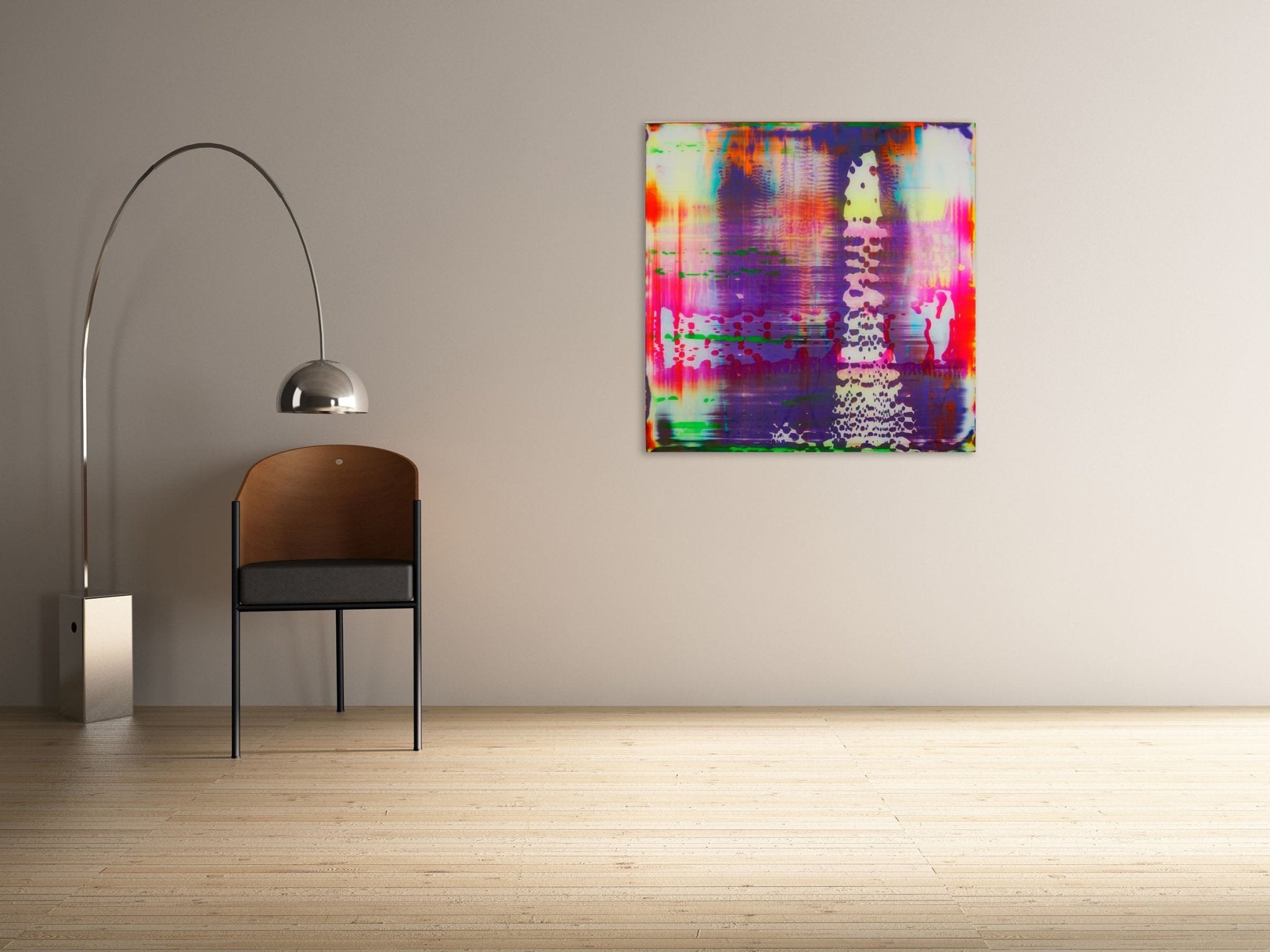 Neon - I - Danny Giesbers - Abstract Painting - Ideelart