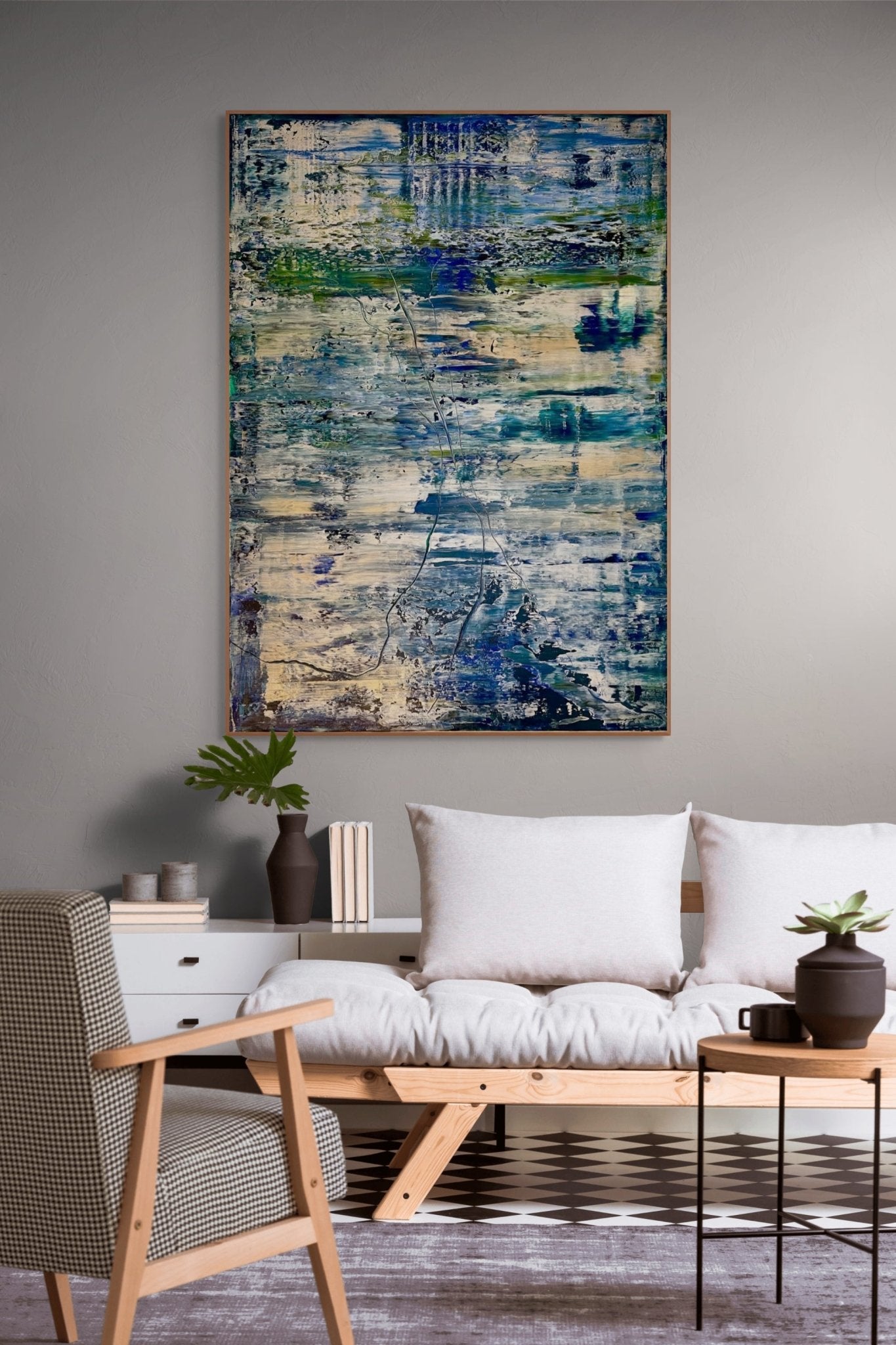 Abstract informal 2024 - 2123 - 4 - Robert Niesse - Abstract Painting - Ideelart