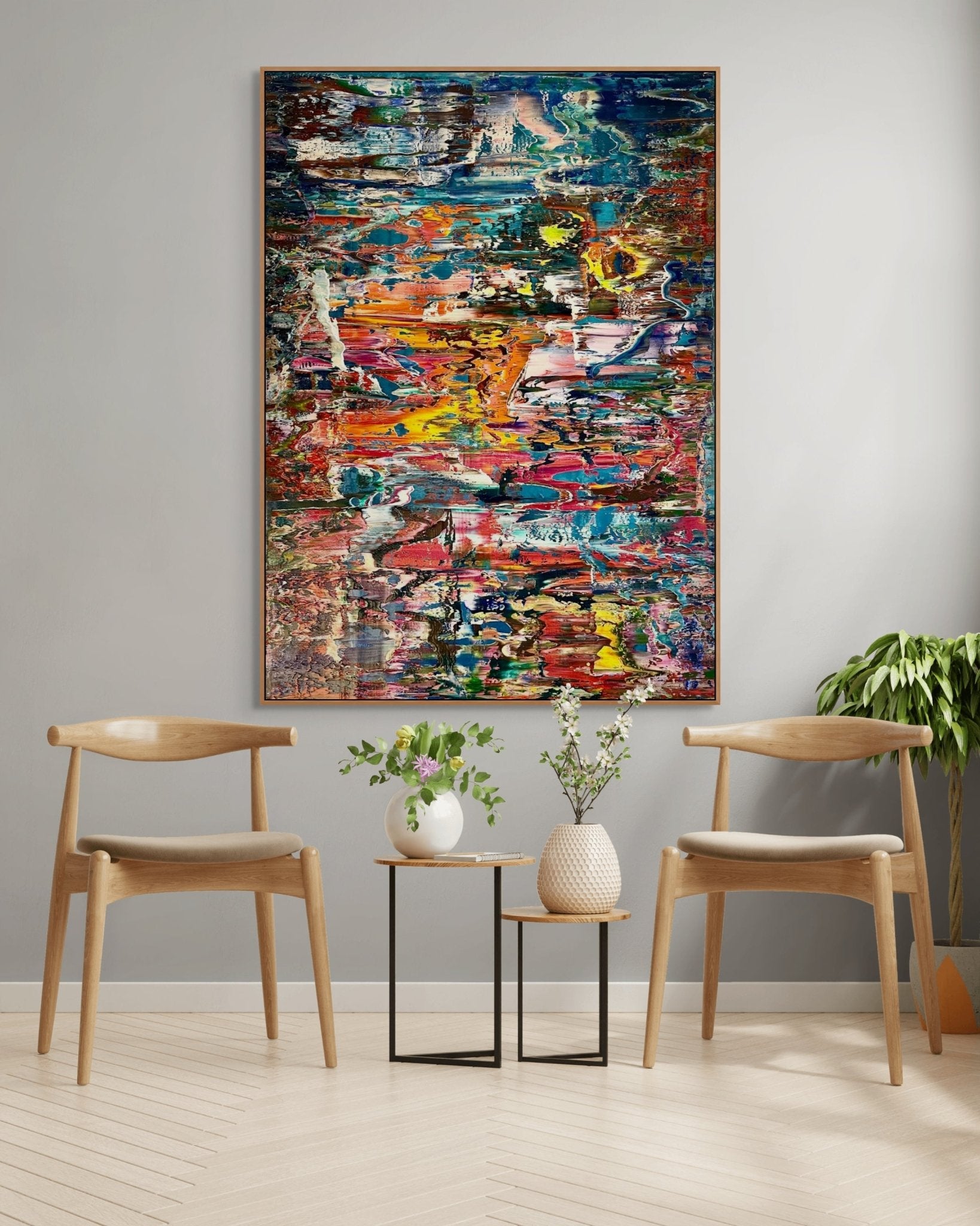 Abstract informal 2024 - 2124 - 1 - Robert Niesse - Abstract Painting - Ideelart
