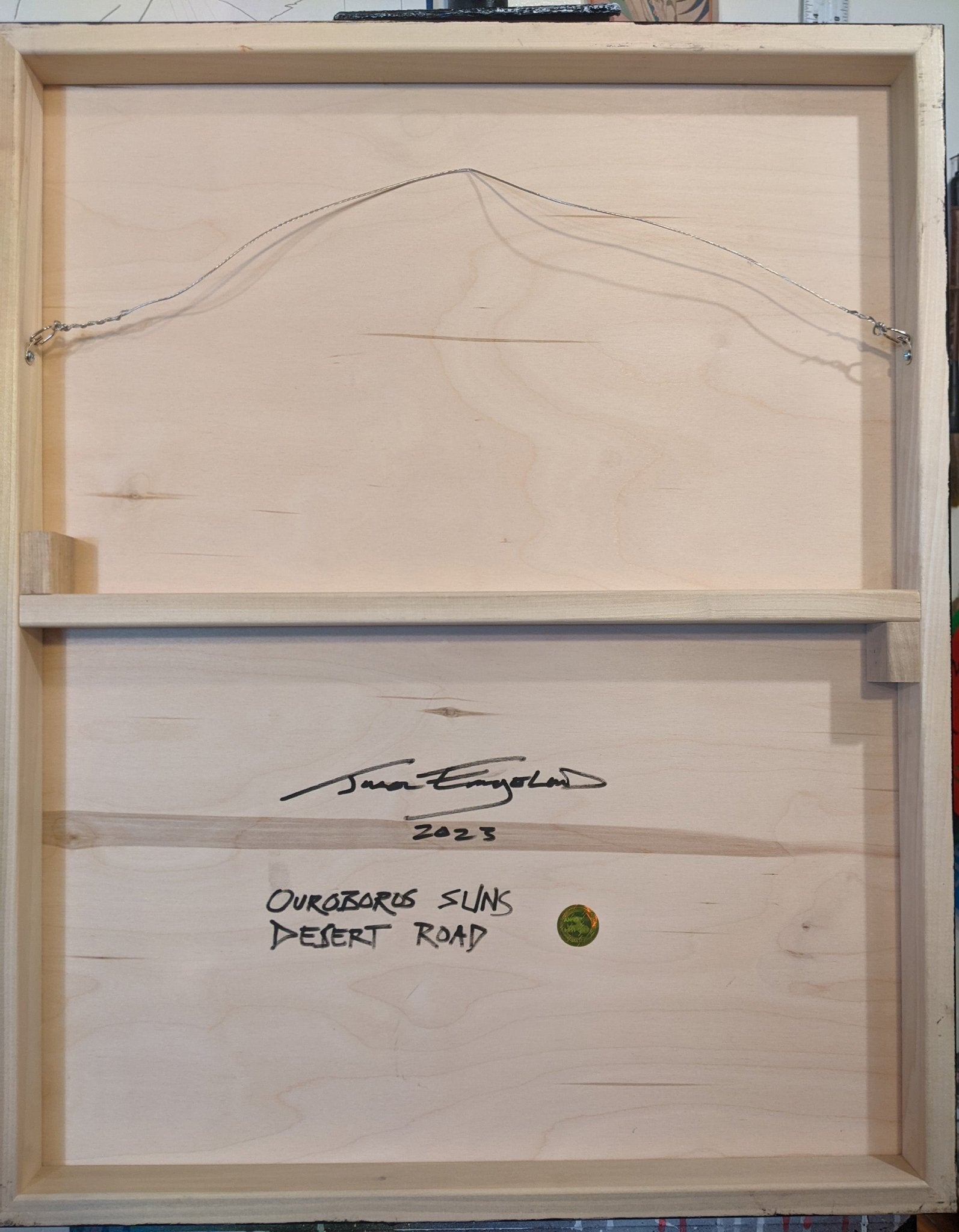 Ouroboros suns desert road - Jason Engelund - Abstract Photography - Ideelart