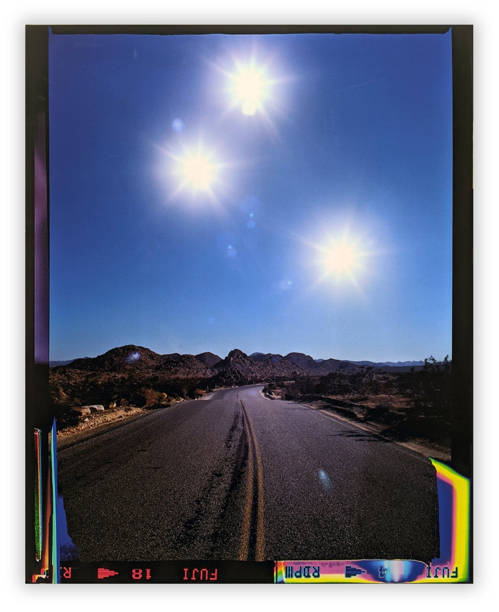 Ouroboros suns desert road - Jason Engelund - Abstract Photography - Ideelart
